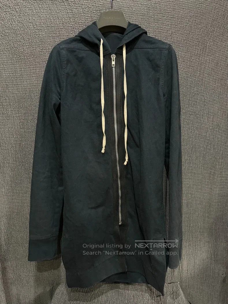 Rick Owens Rick Owens patchwork leather hooded zip sweatshirt jacket . Size US S / EU 44-46 / 1 - 1 Thumbnail