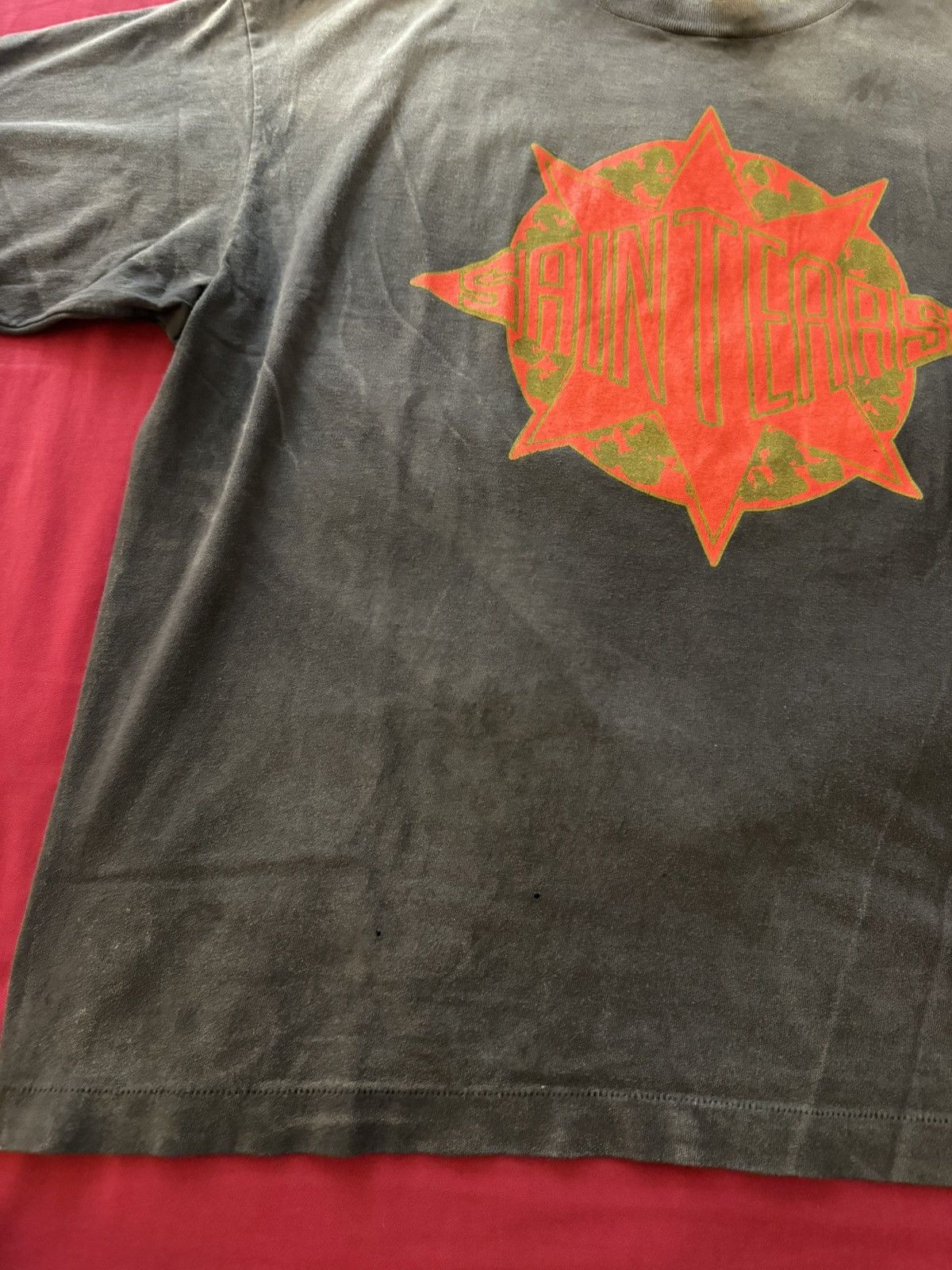 Saint Michael Saint Mxxxxxx x Denim Tears Saint Tears Tee XL Size US XL / EU 56 / 4 - 4 Thumbnail