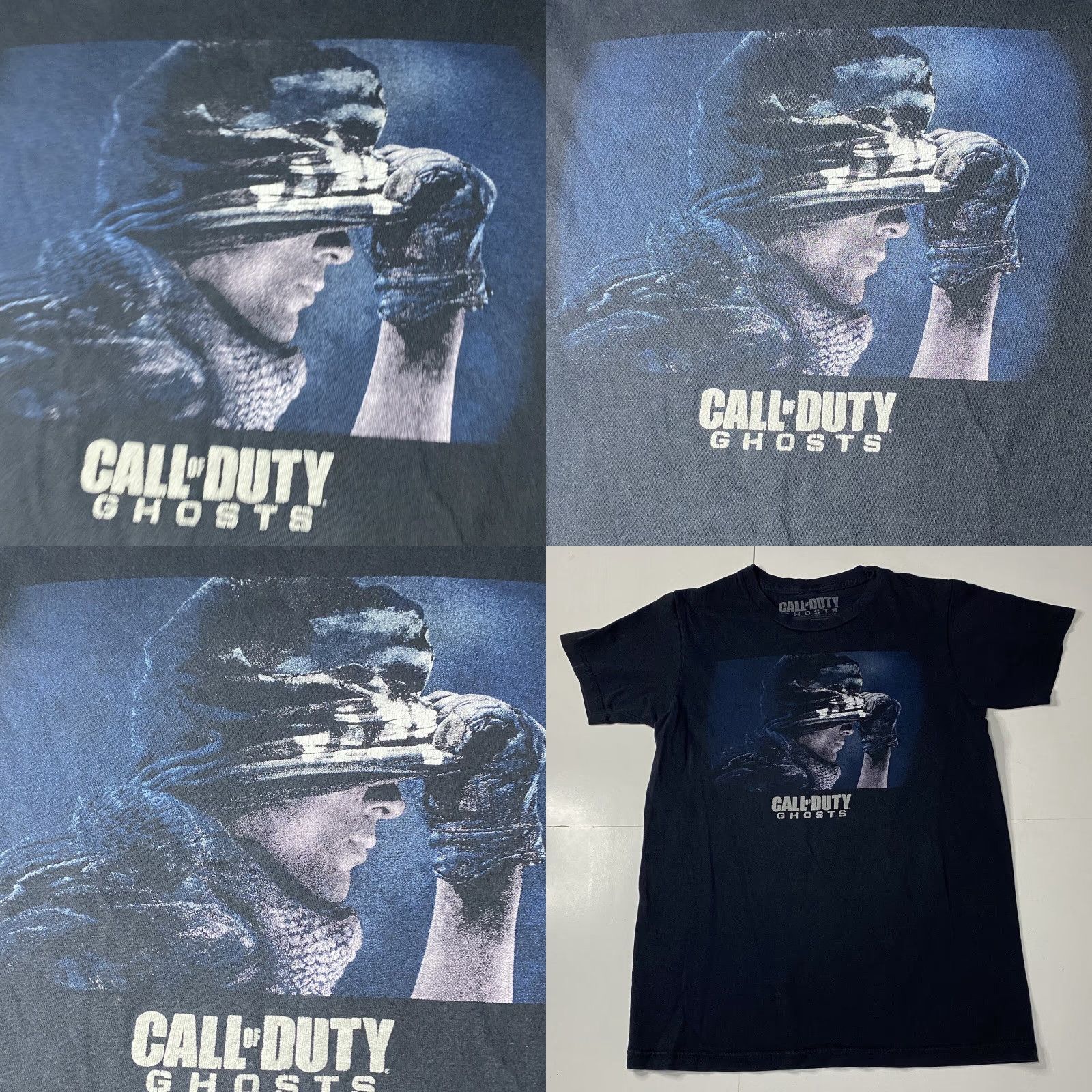 Vintage VINTAGE Call of Duty Ghosts T Shirt Small 2013 S Black Logo Mens Short Sleeve Crew Neck Gaming Shirts Re-Sale Modern Vintage Gamer COD Ghosts Shirts Size US S / EU 44-46 / 1 - 8 Thumbnail