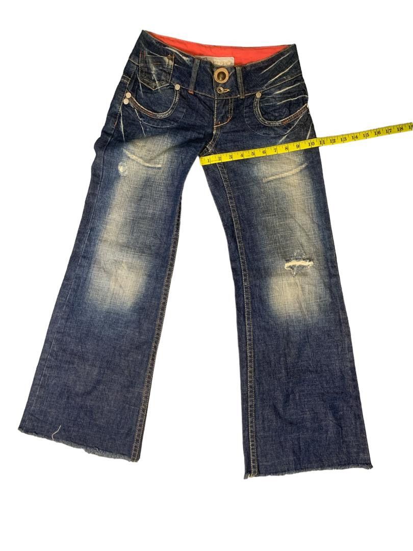 Red Pepper Distressed Denim
