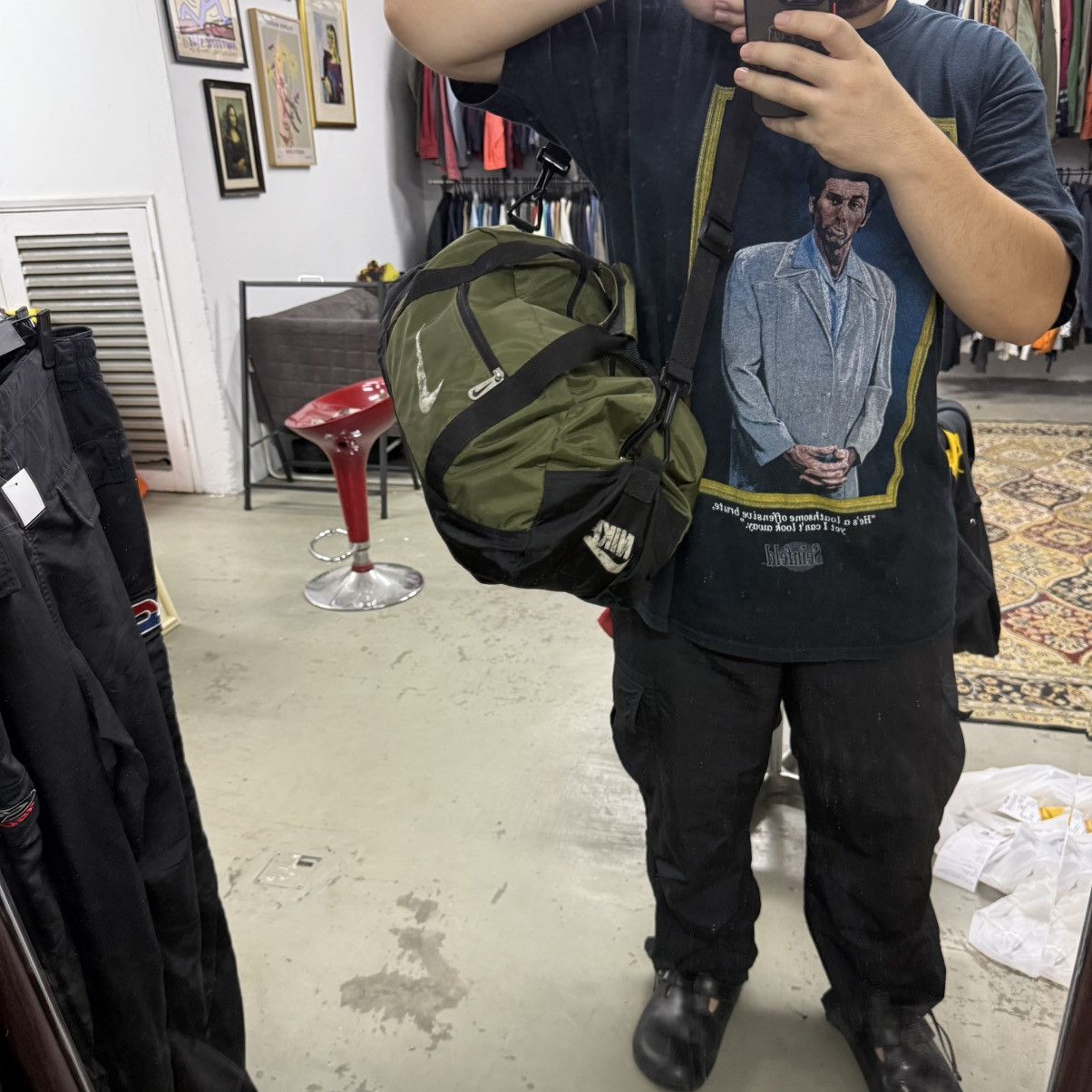 Nike × Vintage Vintage Nike Travel Duffel Bag Size ONE SIZE - 5 Thumbnail