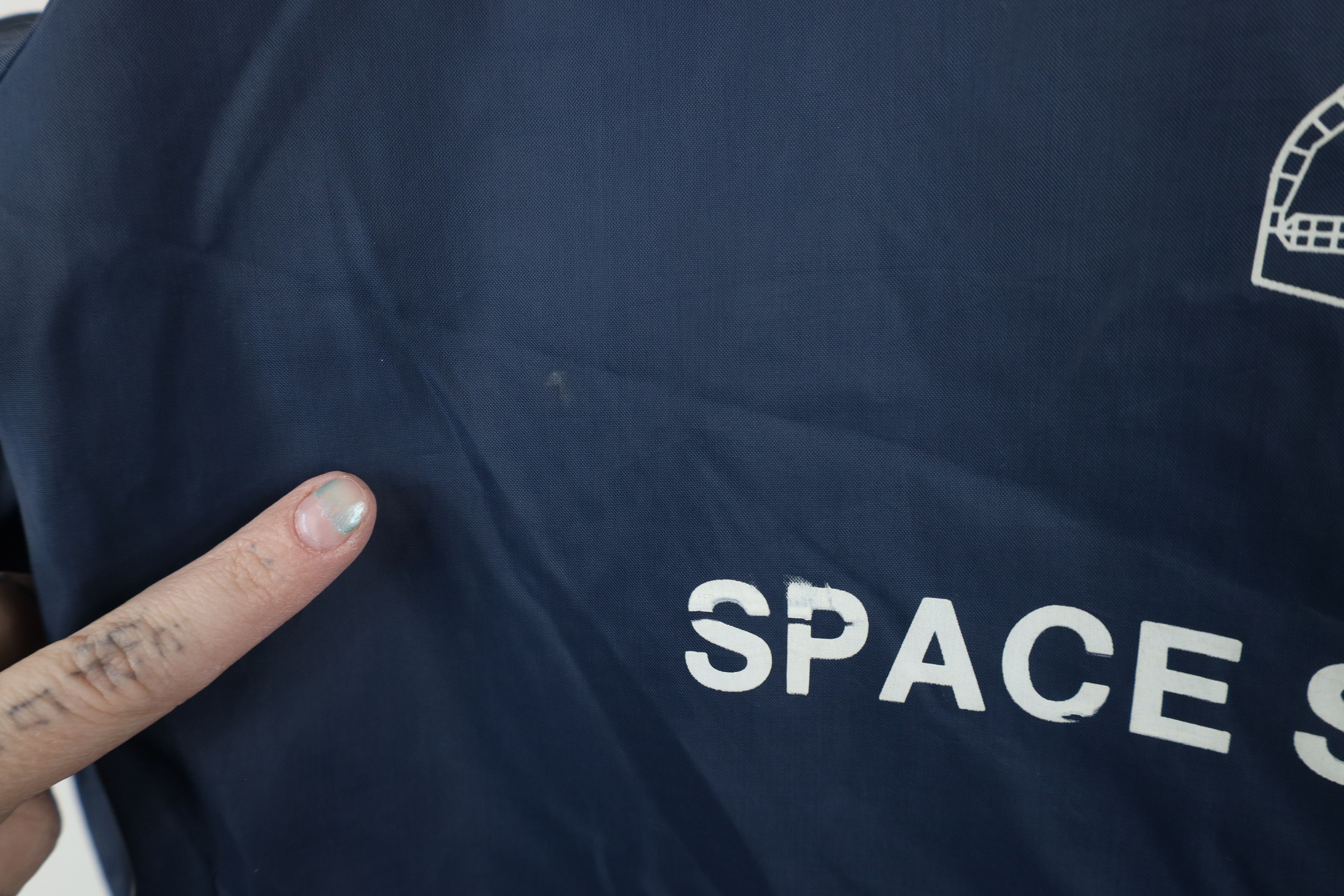 Vintage Vintage 70s NASA Space Shuttle Team Coach Jacket Blue USA Size US S / EU 44-46 / 1 - 14 Thumbnail