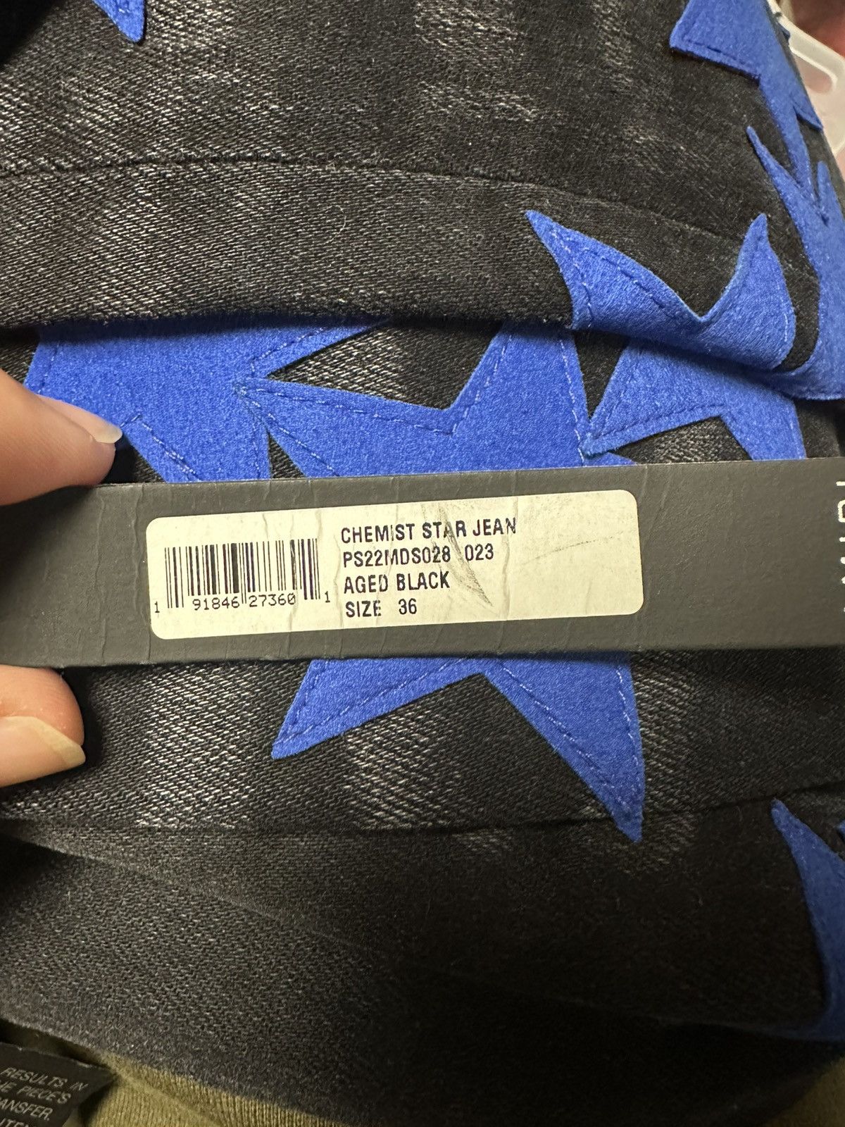 Amiri Amiri Chemist Star Patch Jeans Black Blue Size US 36 / EU 52 - 8 Thumbnail