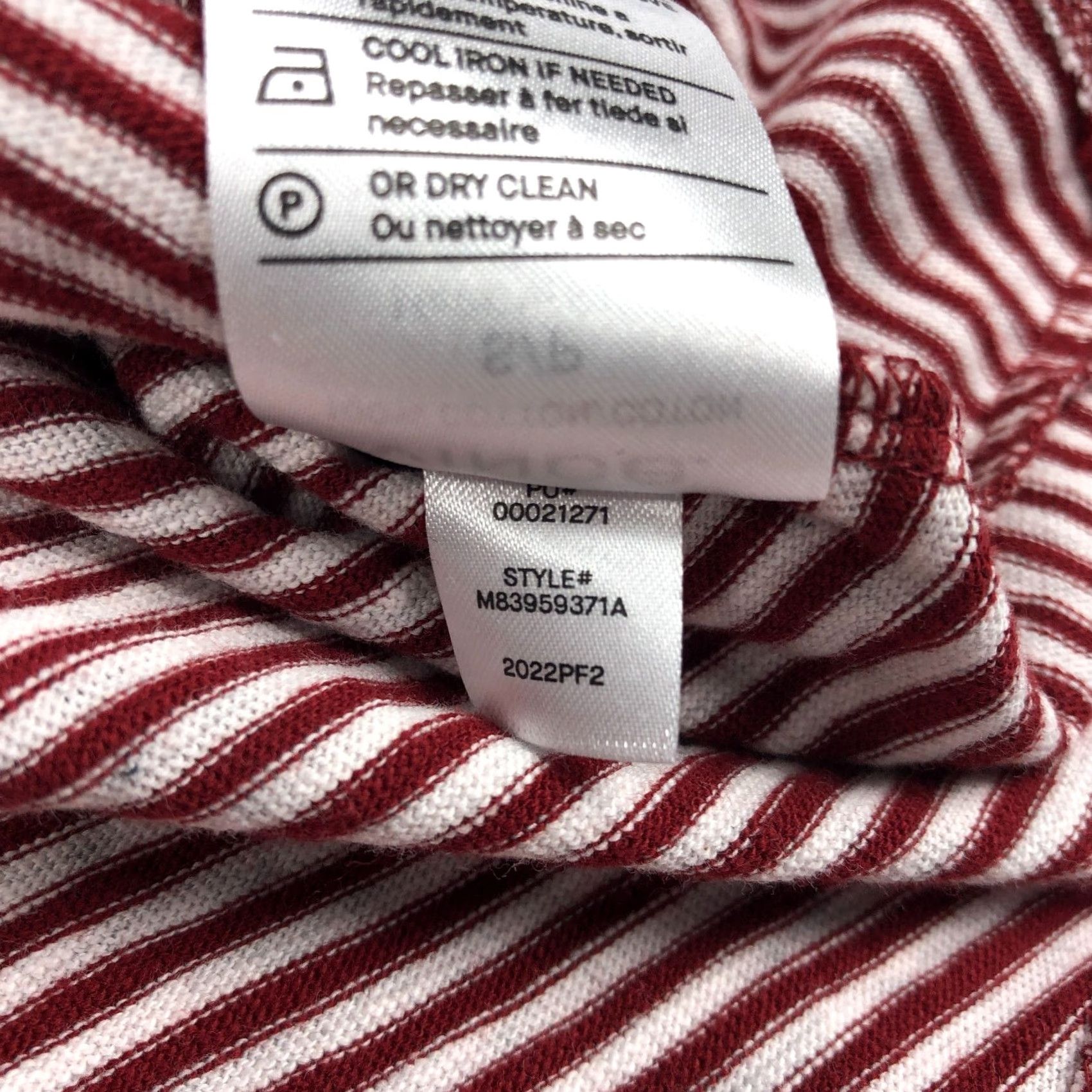 Vince Vince Hoodie Mens S Red Striped Slub Pullover Size US S / EU 44-46 / 1 - 7 Thumbnail