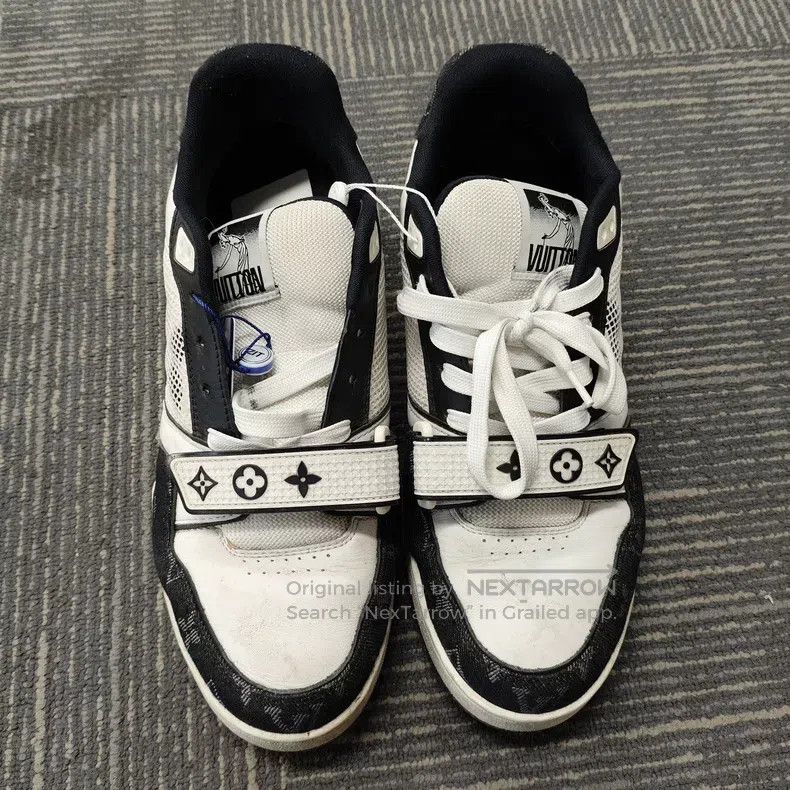 Louis Vuitton Louis Vuitton Black and white color matching shoes Size US 7.5 / IT 37.5 - 1 Thumbnail