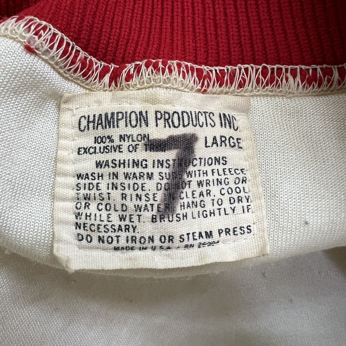 Champion 🔥 50s VINTAGE CHAMPION FLEECE SPORT BOMBER JACKET Size US L / EU 52-54 / 3 - 12 Thumbnail