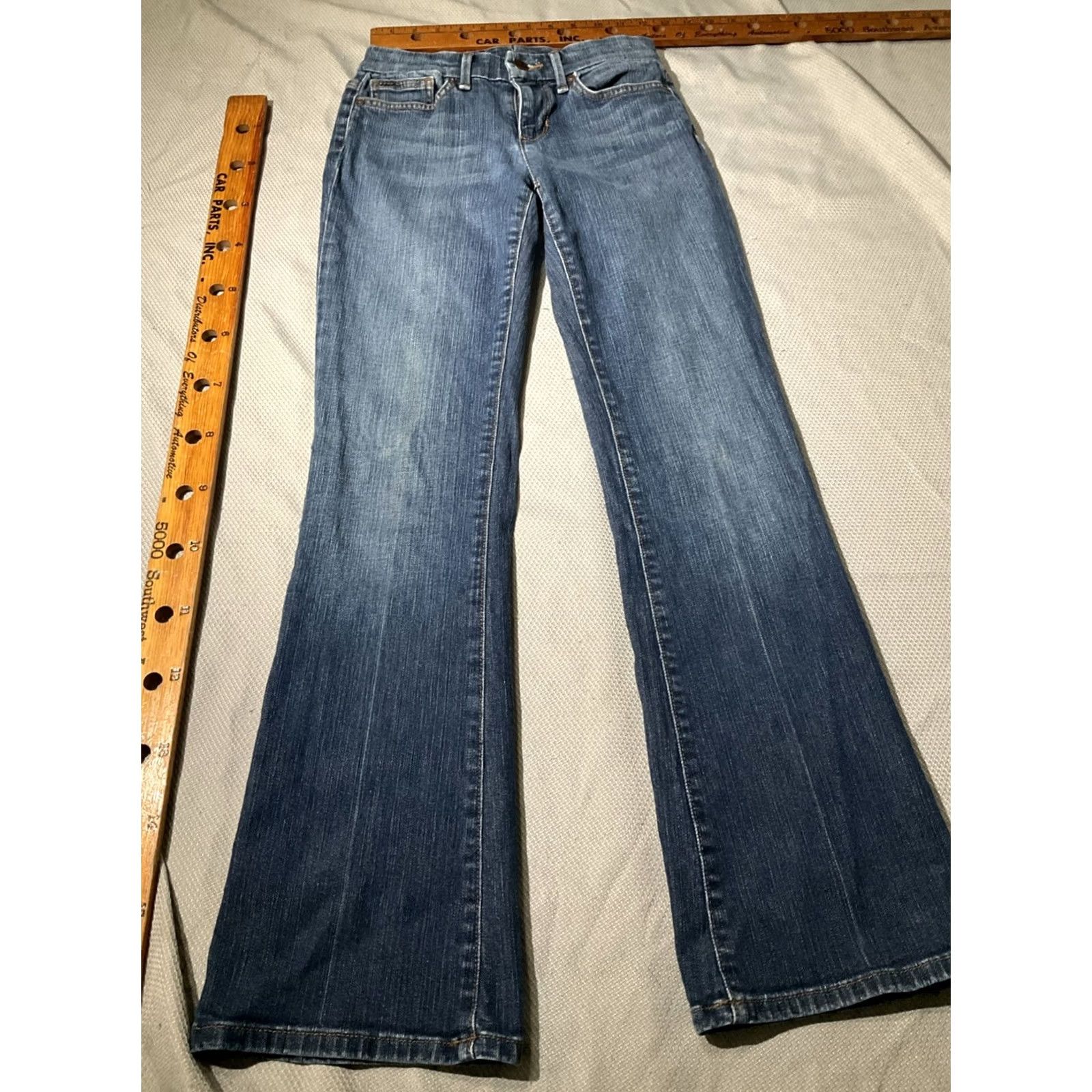 Vintage Joes Jeans Womens Bootcut Jeans Provocateur Denim Pants 25 Blue 5-Pocket Regular Inseam 30” Size 42" / US 20 - 5 Thumbnail