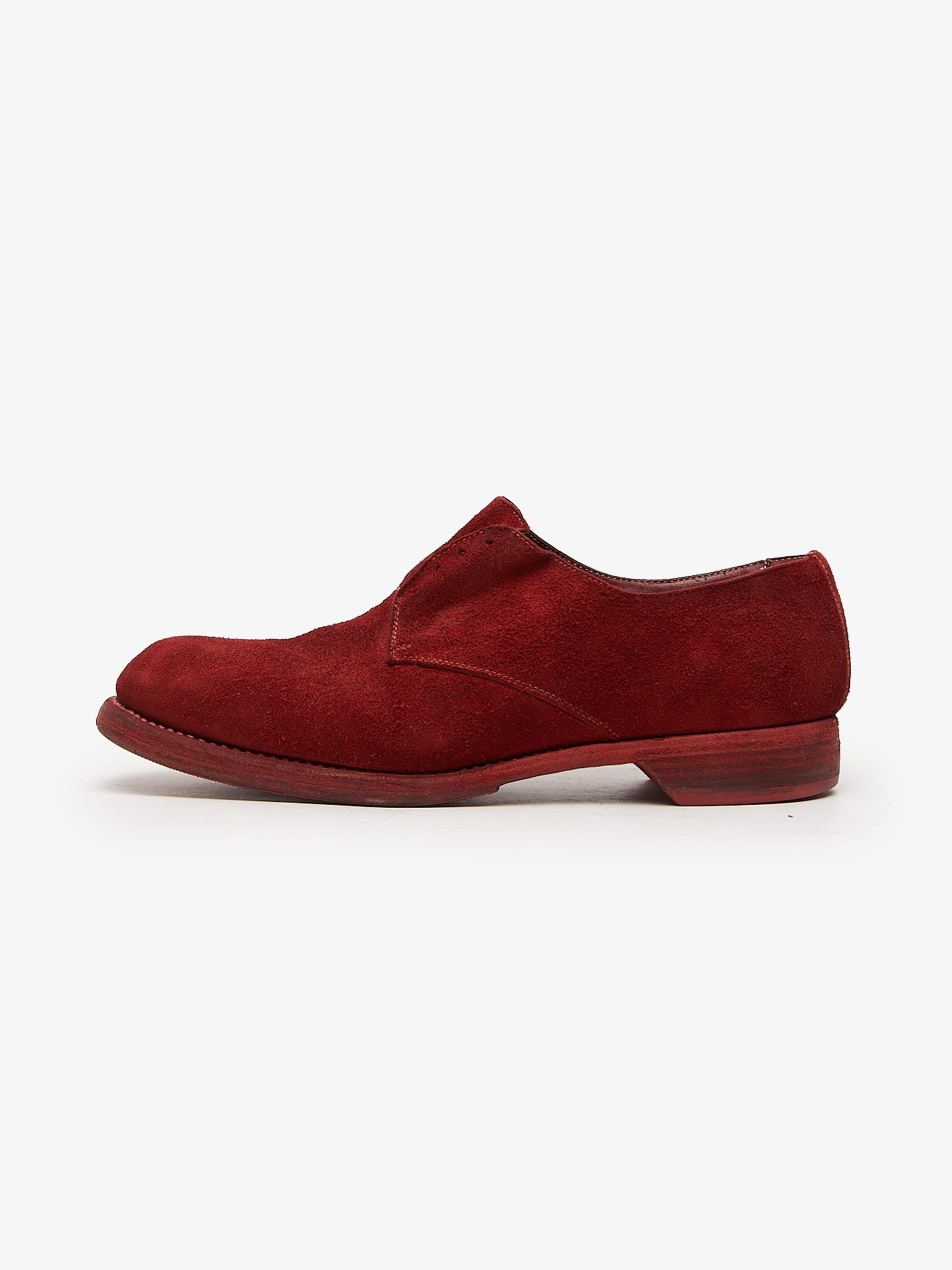 ✴︎GUIDI Classic Derby Cordovan✴︎ New GUIDI Cordovan leather shoes Horse Reverse CV85T sz 42,5