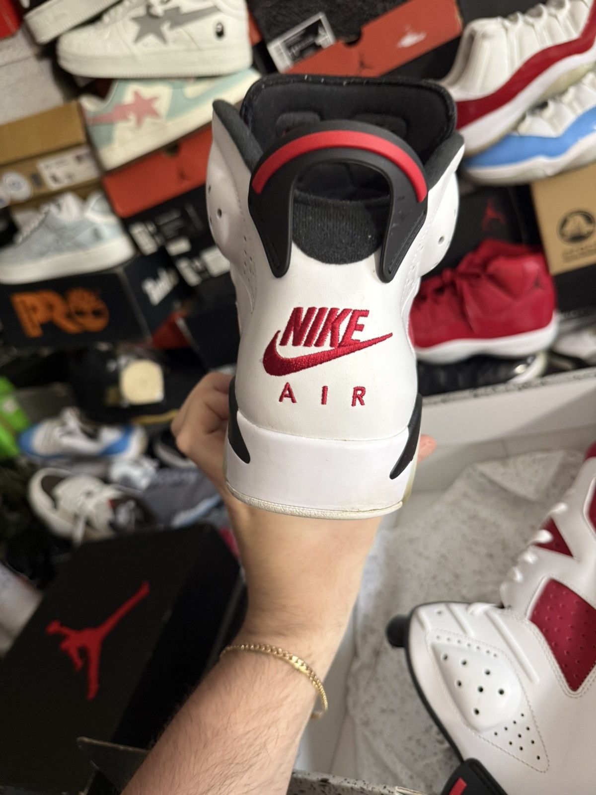 Jordan Brand Jordan retro 6 carmine sz 11 Size US 11 / EU 44 - 4 Thumbnail