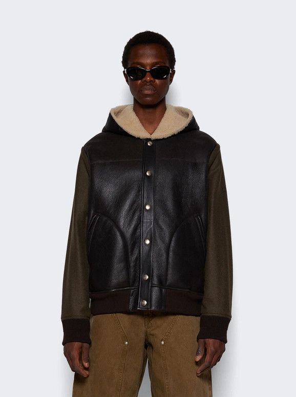 Givenchy o1mle0226 Reversible Shearling Varsity Jacket in Brown Size US XL / EU 56 / 4 - 3 Thumbnail