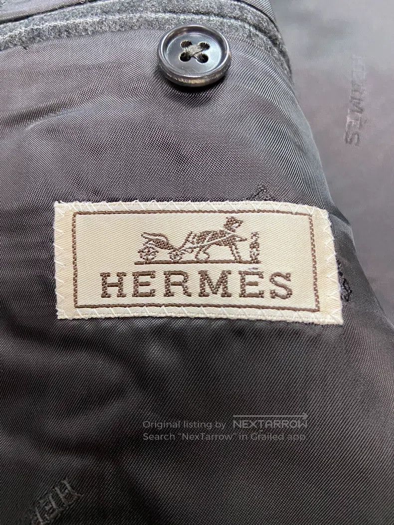 Hermes Hermes Cashmere and mink three-piece suit Size 50R - 8 Thumbnail