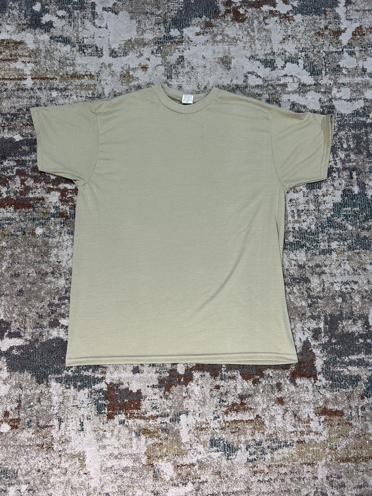 Vintage Military Sand Blank Tee XL USA Troop Support Beige Size US XL / EU 56 / 4 - 1 Thumbnail