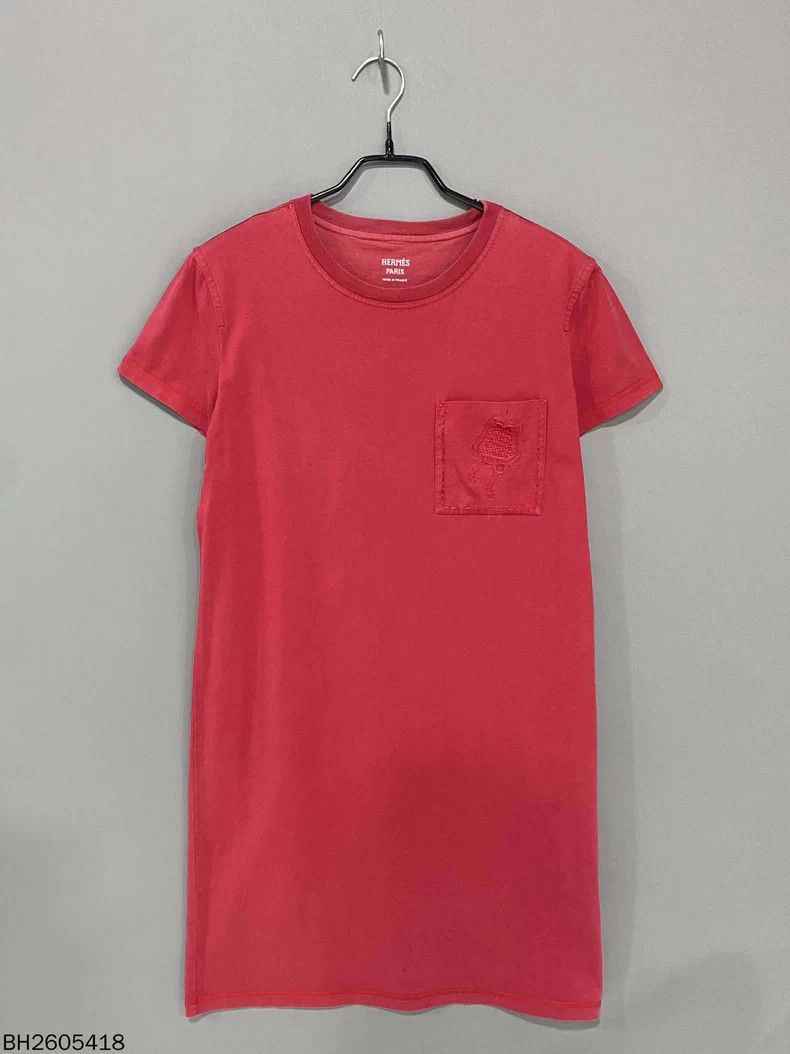 Hermes Hermes Orange Pocket Logo Dress - dmc Size US XS / EU 42 / 0 - 1 Thumbnail