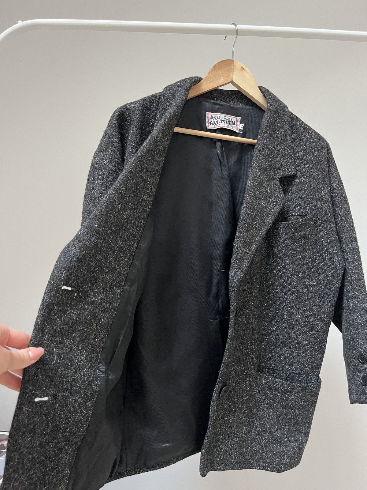 Jean Paul Gaultier Vintage 80s Jean Paul Gaultier pour Gibo Jacket Wool Size 42 Size S / US 4 / IT 40 - 11 Thumbnail