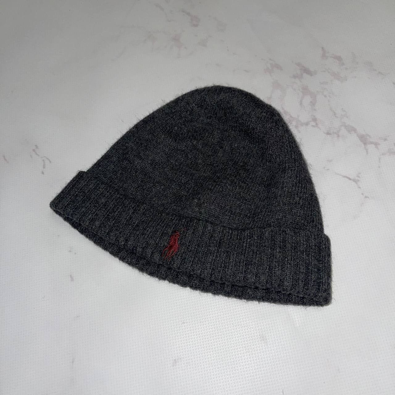 Polo Ralph Lauren Polo Ralph Lauren Wool Beanie Grey Size ONE SIZE - 3 Thumbnail