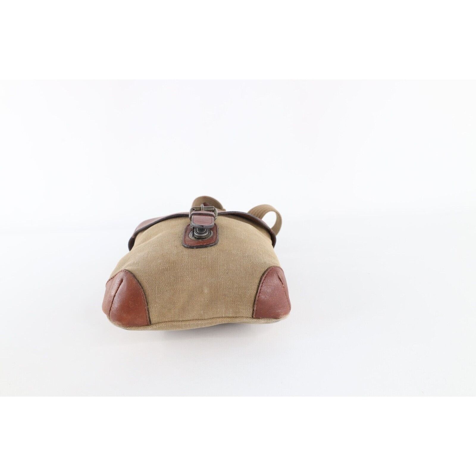 Vintage Vintage 90s Streetwear Canvas Leather Crossbody Shoulder Bag Size ONE SIZE - 6 Thumbnail
