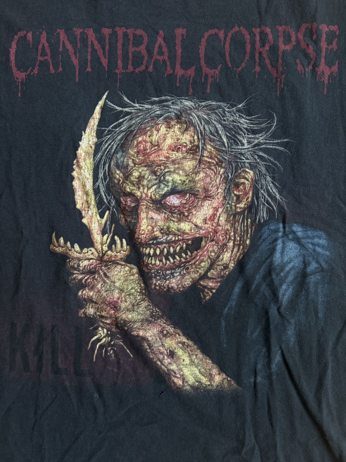 Vintage Vintage 2006 Cannibal Corpse Kill T-Shirt Size US L / EU 52-54 / 3 - 5 Thumbnail