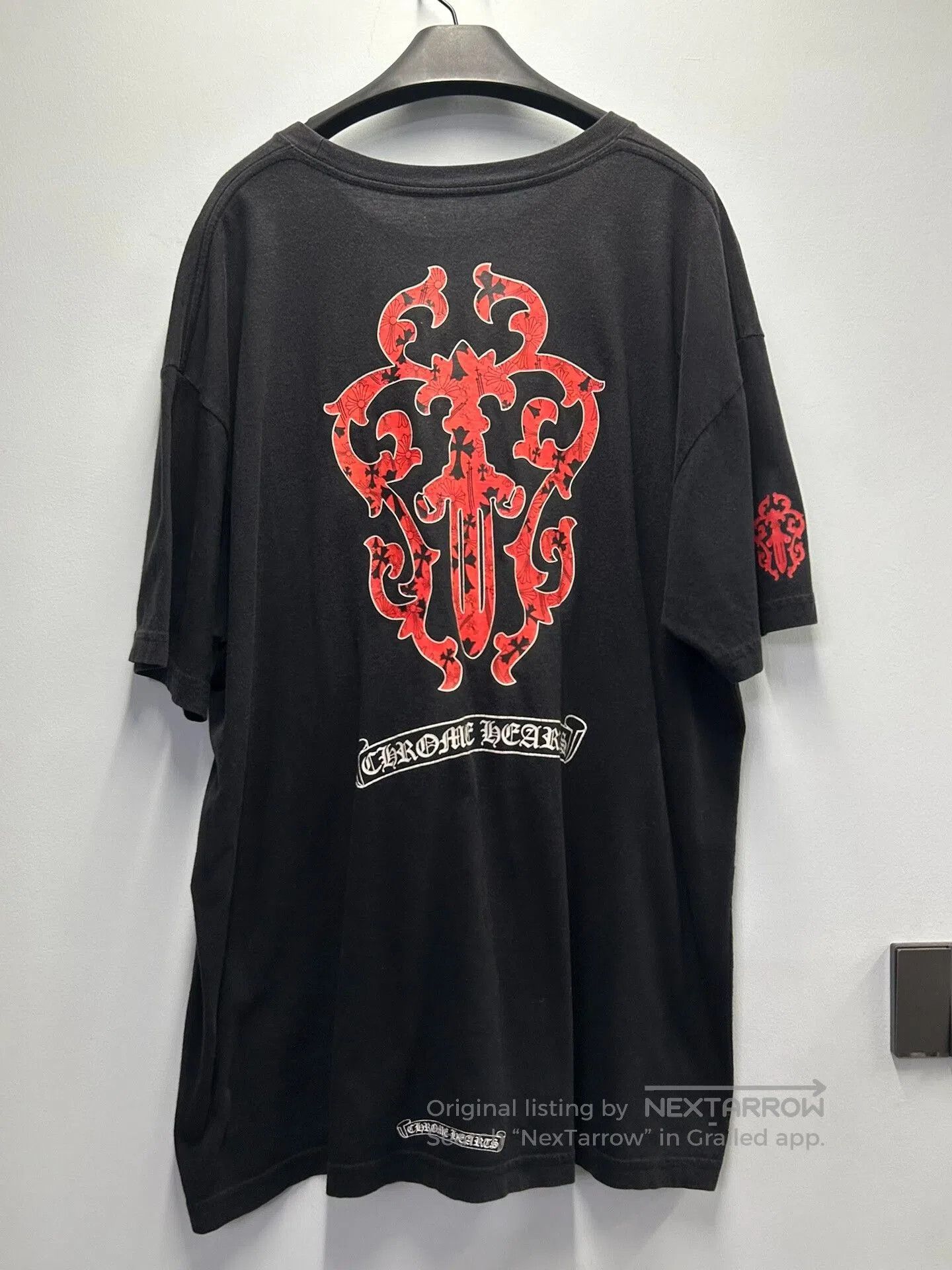 Chrome Hearts Chrome Hearts Red Sword Vine T-Shirt. Size US XXL / EU 58 / 5 - 1 Thumbnail