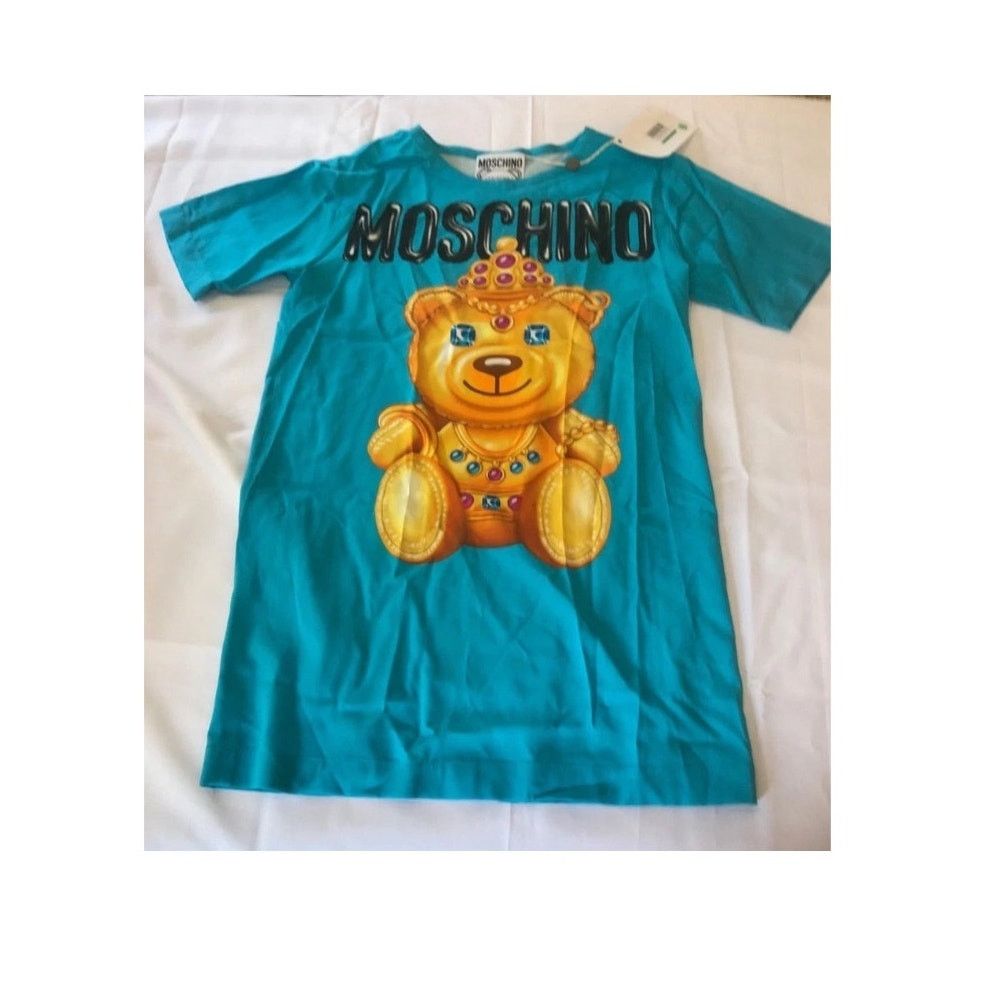 Moschino SS17 Moschino Couture Jeremy Scott CROWNED TEDDY BEAR DRESS Size XS / US 0-2 / IT 36-38 - 8 Thumbnail
