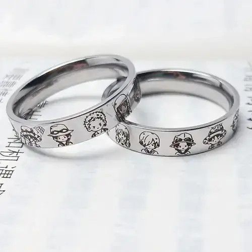 Japanese Brand Anime Japanese Ring Size 7 8 9 10 Size ONE SIZE - 4 Thumbnail