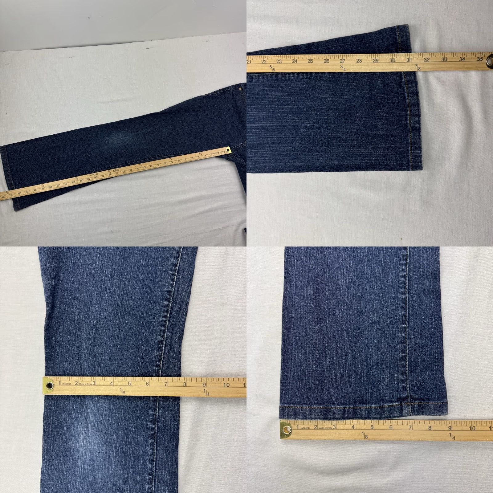 DKNY VINTAGE DKNY Jeans Bootcut Womens 8R Hipster 90s Y2K Blue Cotton Size 30" / US 8 / IT 44 - 8 Thumbnail