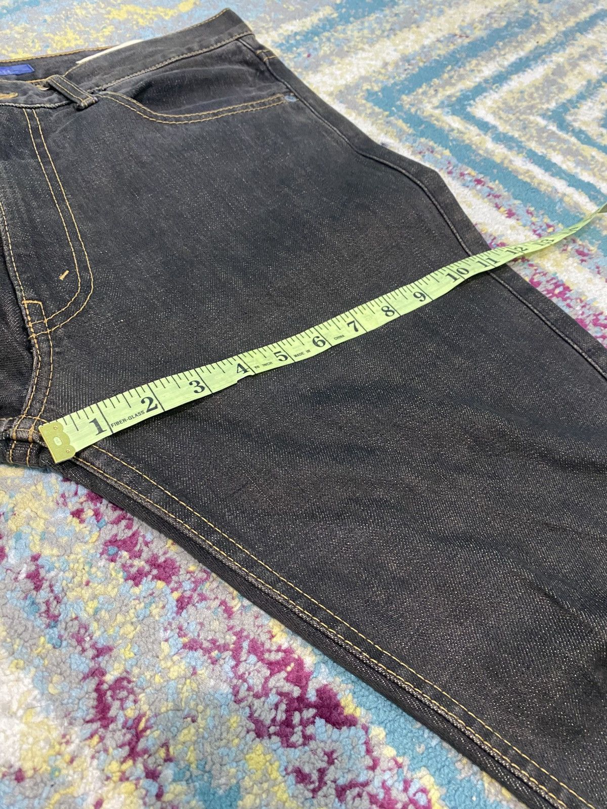 Junya Watanabe AD2004 Junya Watanabe X COMME des GARÇONS Denim Black Jeans Size US 34 / EU 50 - 6 Thumbnail