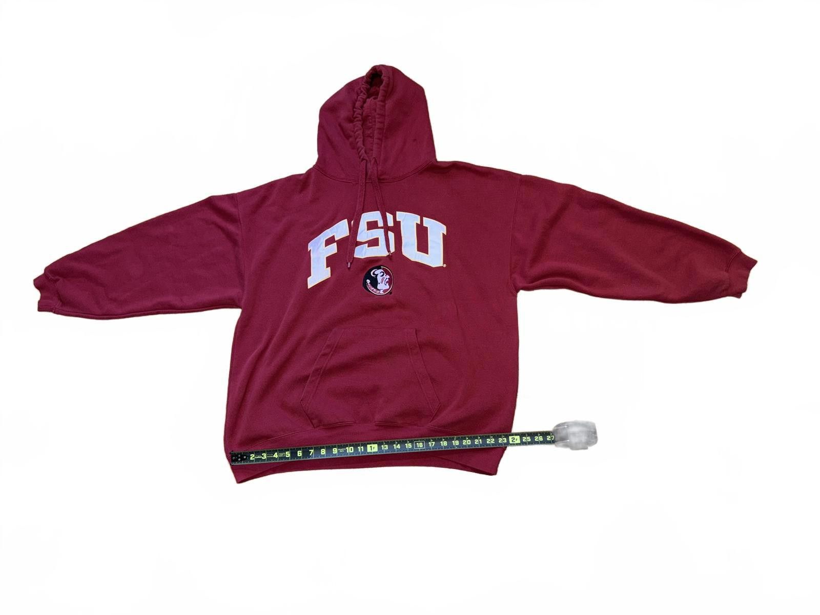 Unknown London Vintage FSU Maroon Hoodie Sweatshirt Size US XXL / EU 58 / 5 - 3 Thumbnail
