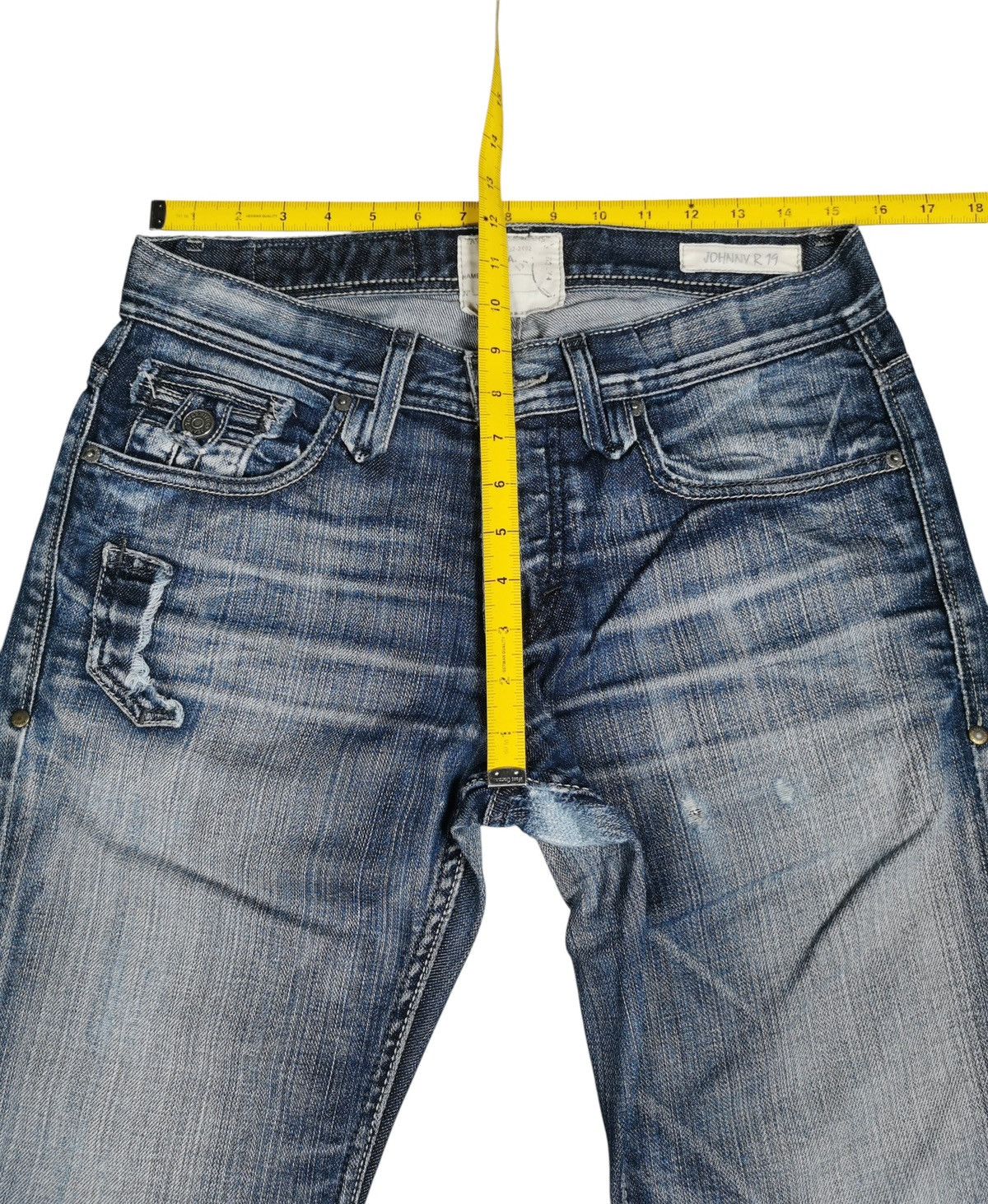Taverniti Taverniti So Jeans Flared Distressed Bootcut Denim Y2K Style Size US 30 / EU 46 - 12 Thumbnail