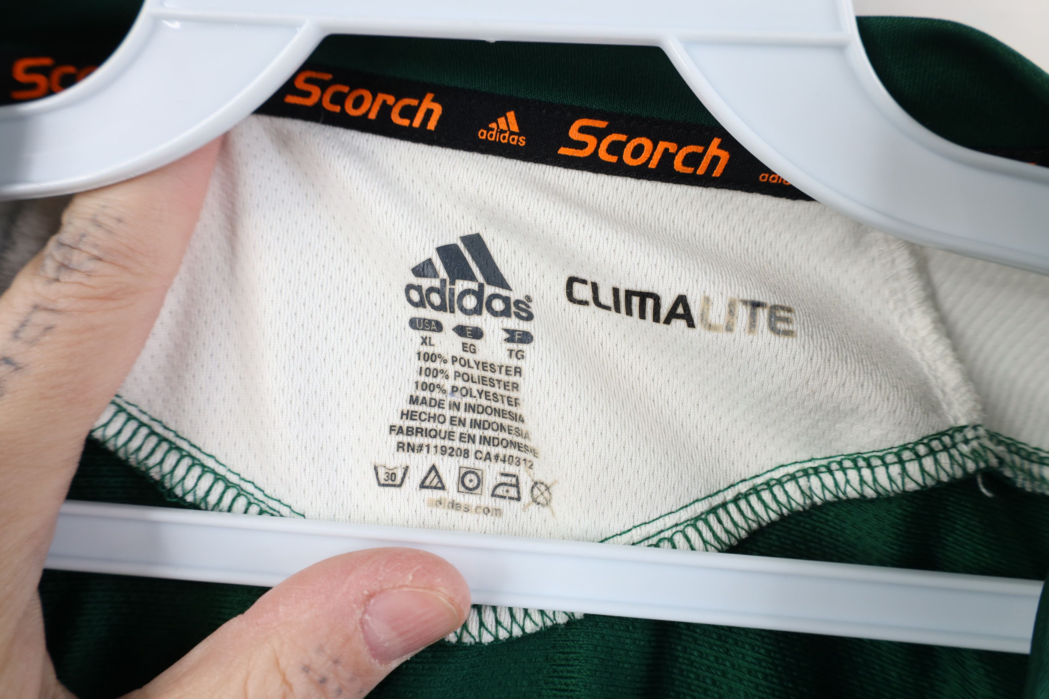 Adidas Adidas Notre Dame University Football Short Sleeve T-Shirt Size US XL / EU 56 / 4 - 7 Thumbnail
