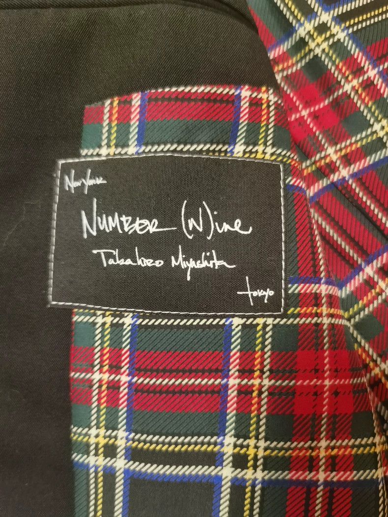 Number (N)ine Number (N)ine Size 2Early red buckle suit wool slim coat Re Size 38R - 4 Thumbnail
