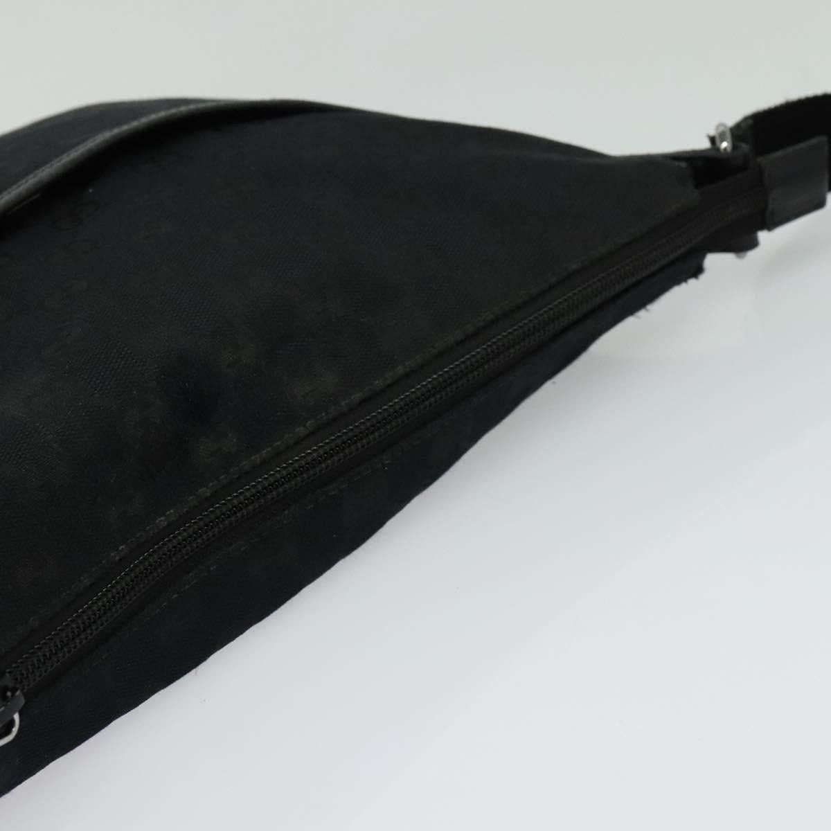 Gucci GUCCI GG Canvas Shoulder Bag Black Silver Size ONE SIZE - 6 Thumbnail
