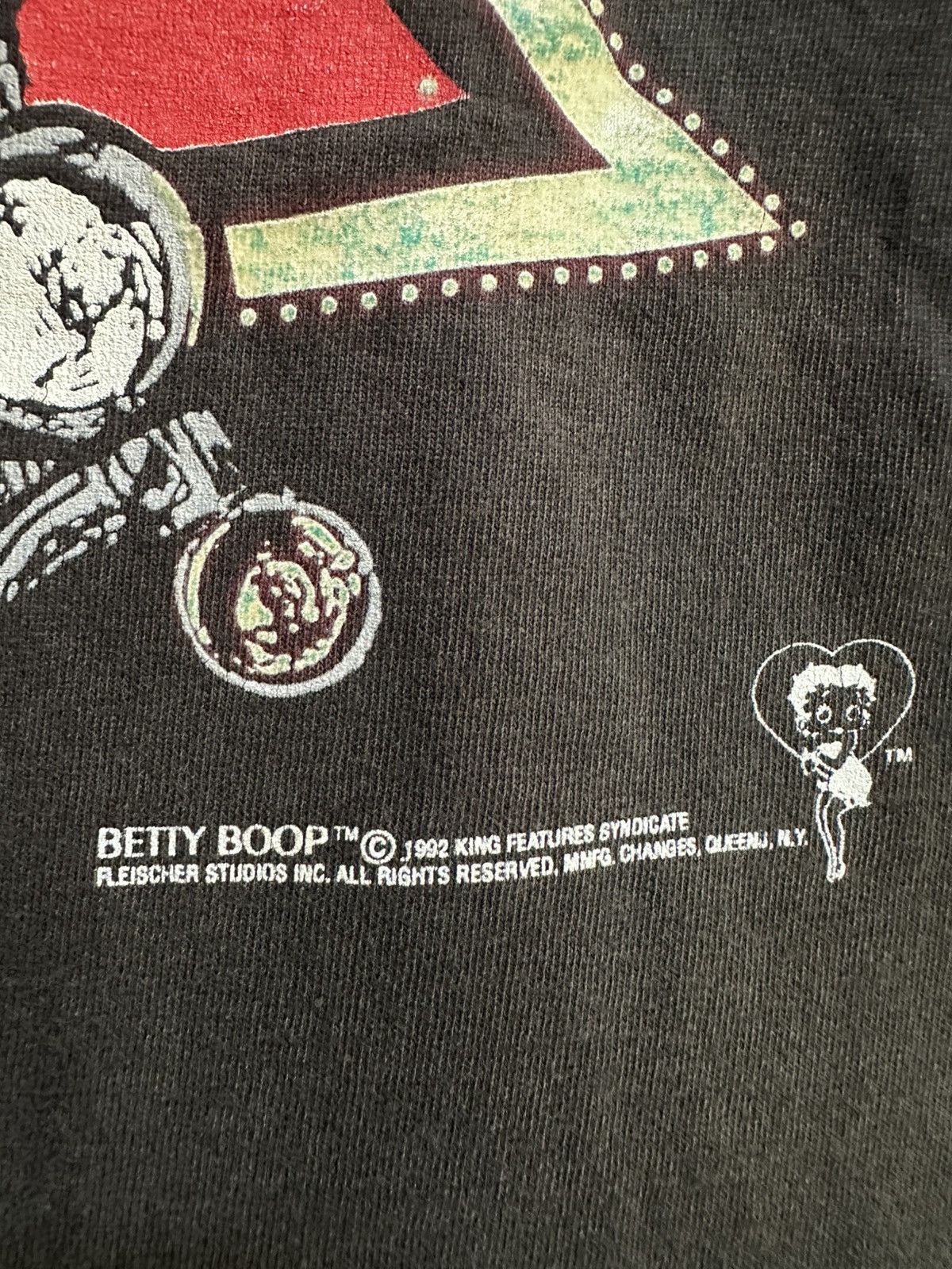 Anvil × Cartoon Network × Vintage Vintage 90s Betty Boop Faded Tee Size US M / EU 48-50 / 2 - 3 Thumbnail