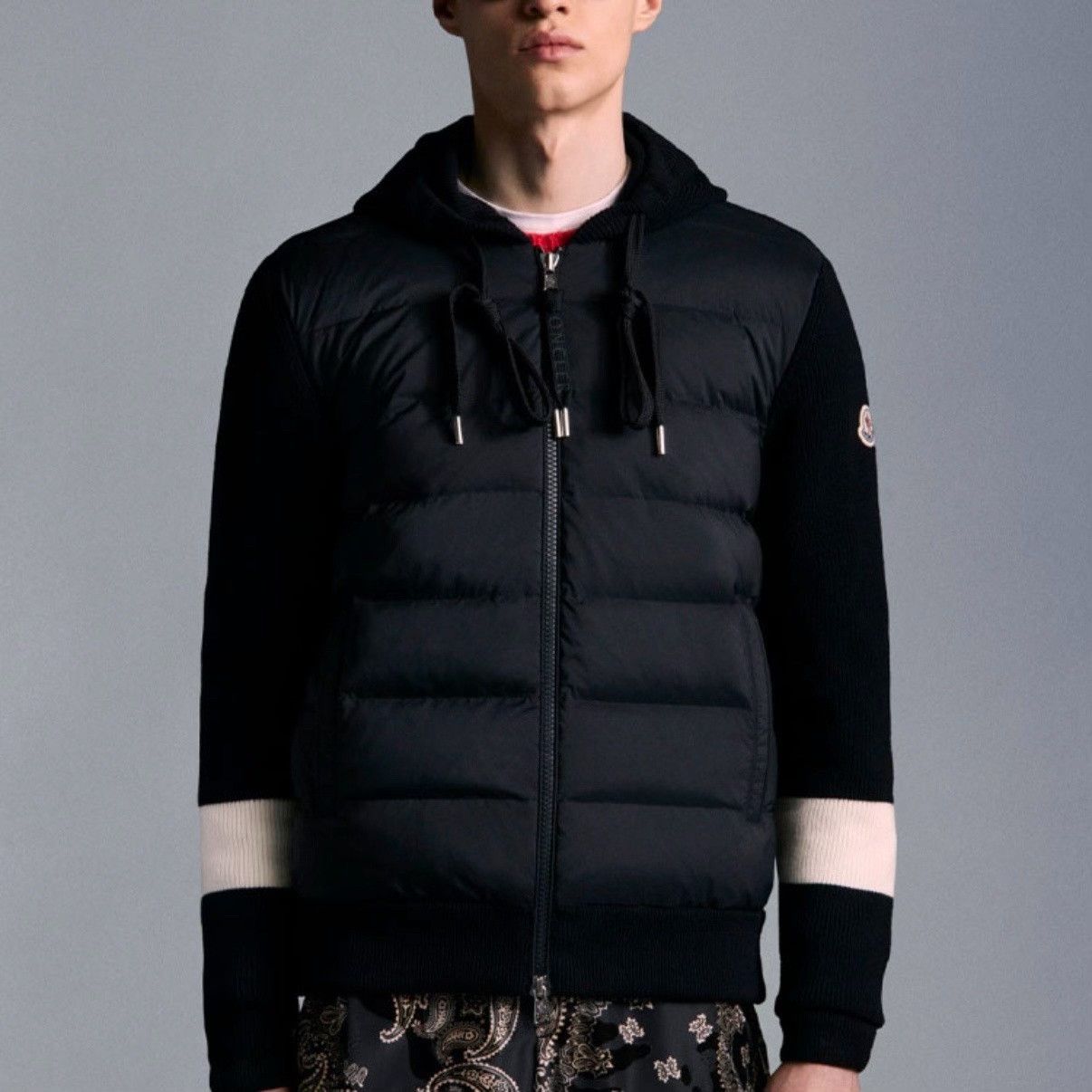 Moncler Moncler Hooded Down Knit Jacket Size US M / EU 48-50 / 2 - 6 Thumbnail