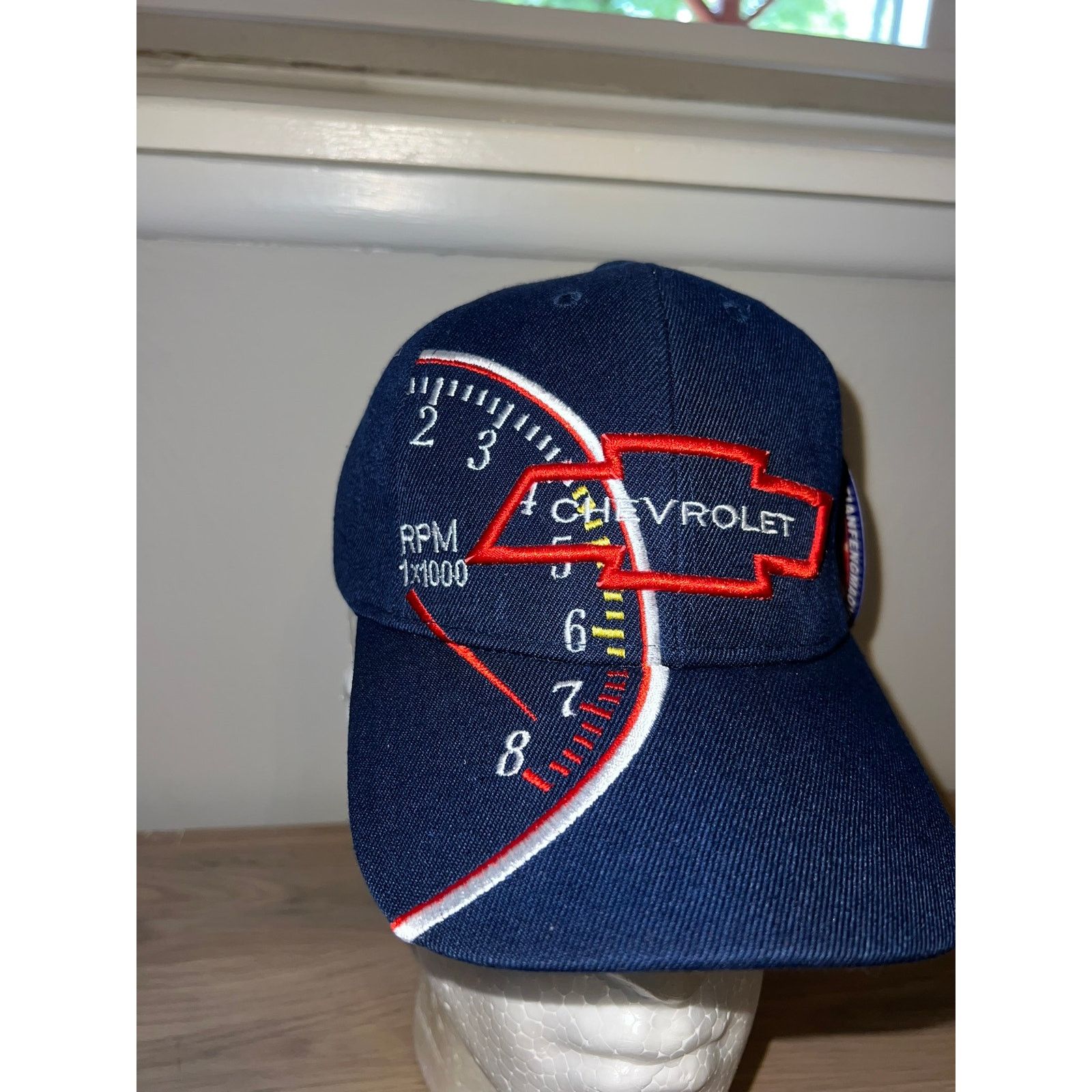 Vintage Y2K NWT Chevrolet Chevy RMP Car Racing Hat Headwear 2000s OS Size ONE SIZE - 2 Thumbnail