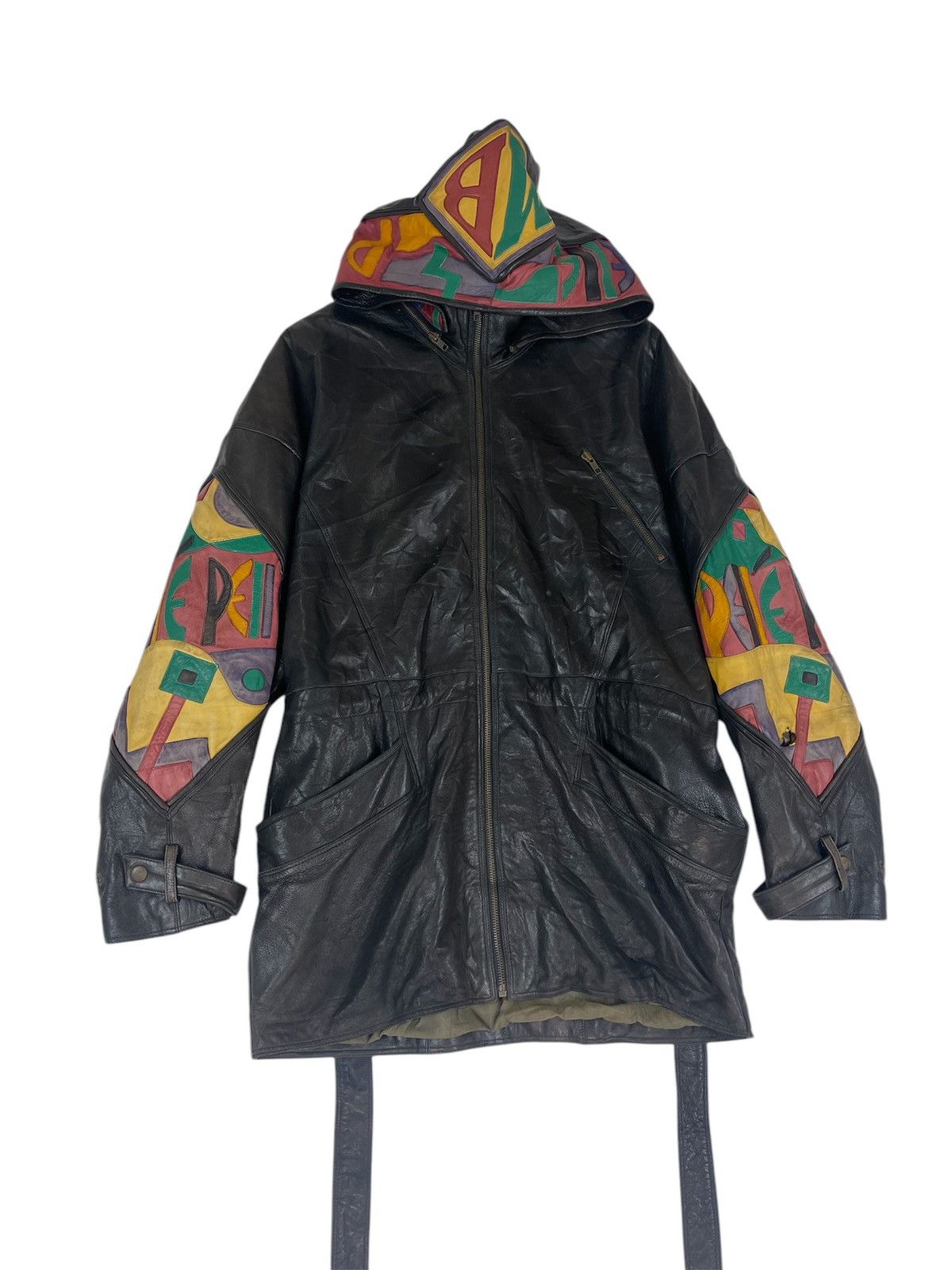 Marc Buchanan PELLE PELLE MARC BUCHANAN HOODIE LEATHER JACKET Size US M / EU 48-50 / 2 - 4 Thumbnail