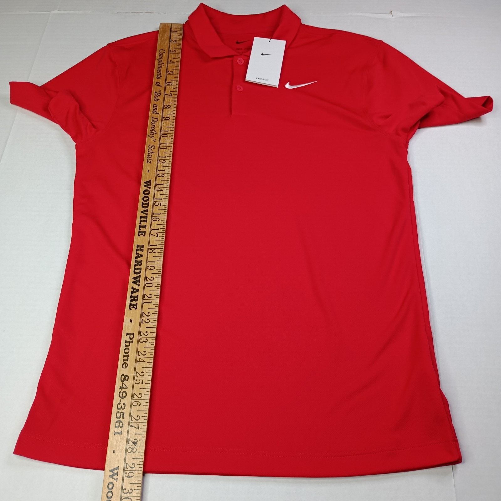 Nike Nike Men's Dri-Fit Core Solid Golf Polo Shirt Size S Red Size US S / EU 44-46 / 1 - 5 Thumbnail