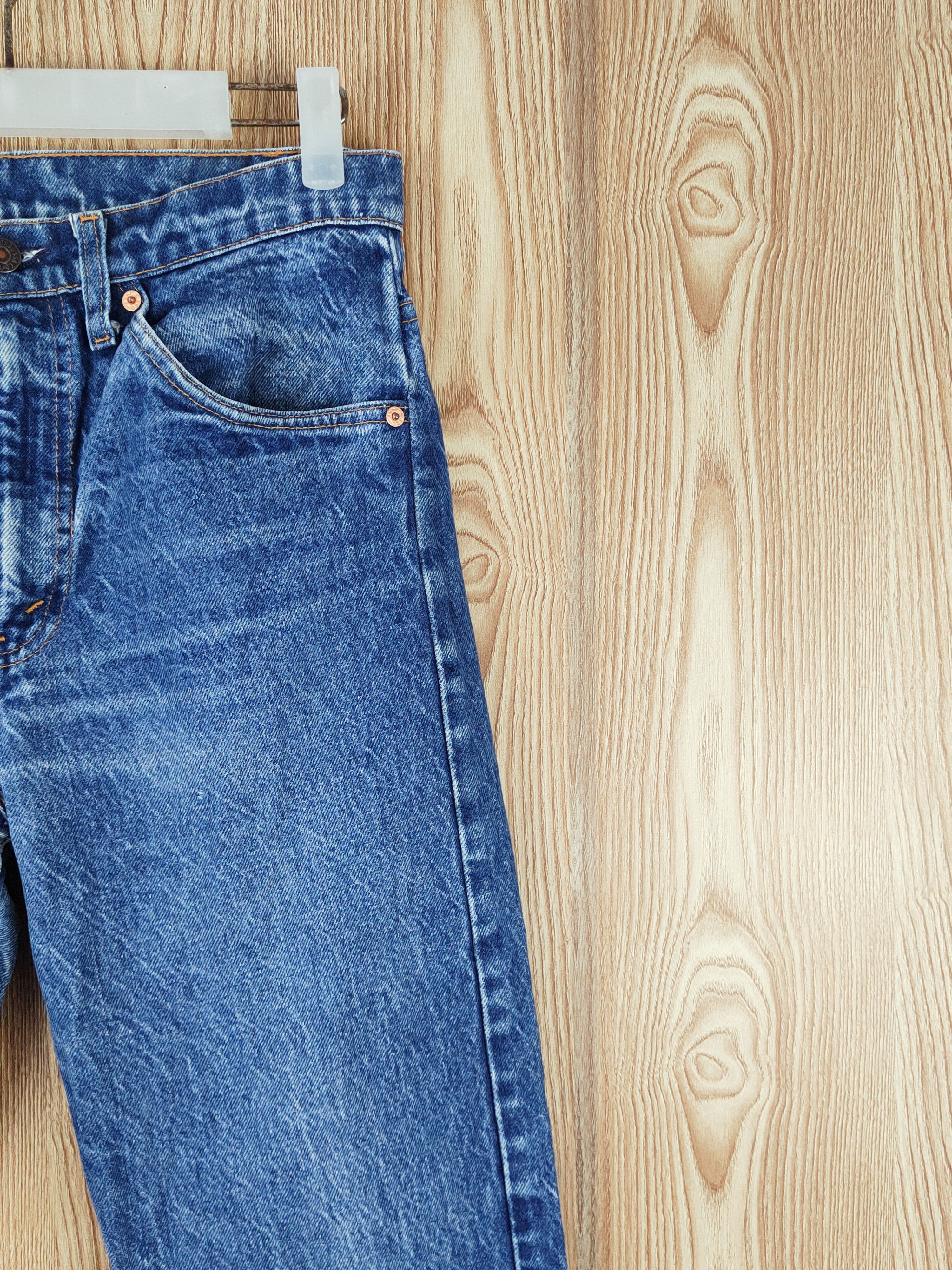 Levi's 505 Levi's orange tag faded Distressed Ripped denim #S2700 Size US 30 / EU 46 - 5 Thumbnail