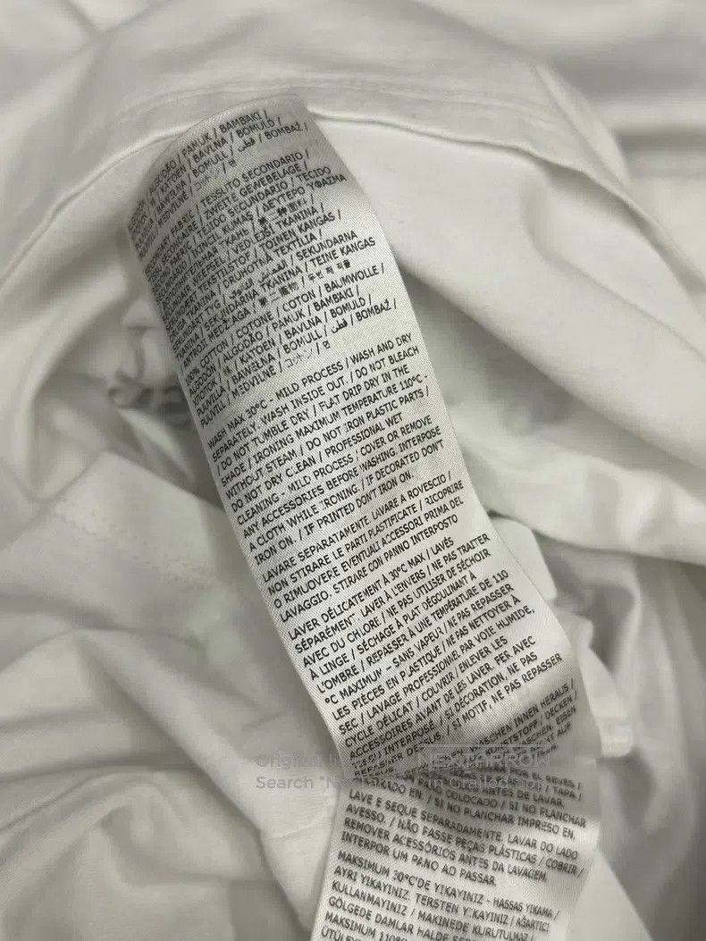 Maison Margiela Maison Margiela Mm6 white alphanumeric short sleeves Size S / US 4 / IT 40 - 7 Thumbnail