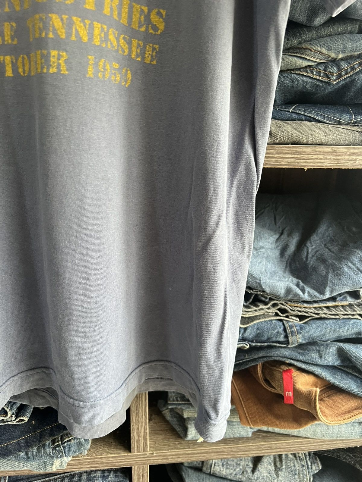 Alpha Industries 🔥Sun Faded Vintage Alpha Industries US Navy Tee Size US M / EU 48-50 / 2 - 7 Thumbnail
