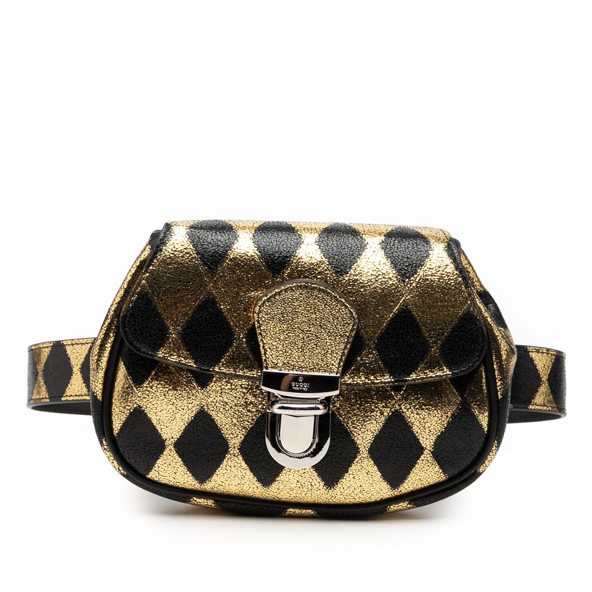 Gucci Gucci Metallic Calfskin Belt Bag Size ONE SIZE - 1 Thumbnail