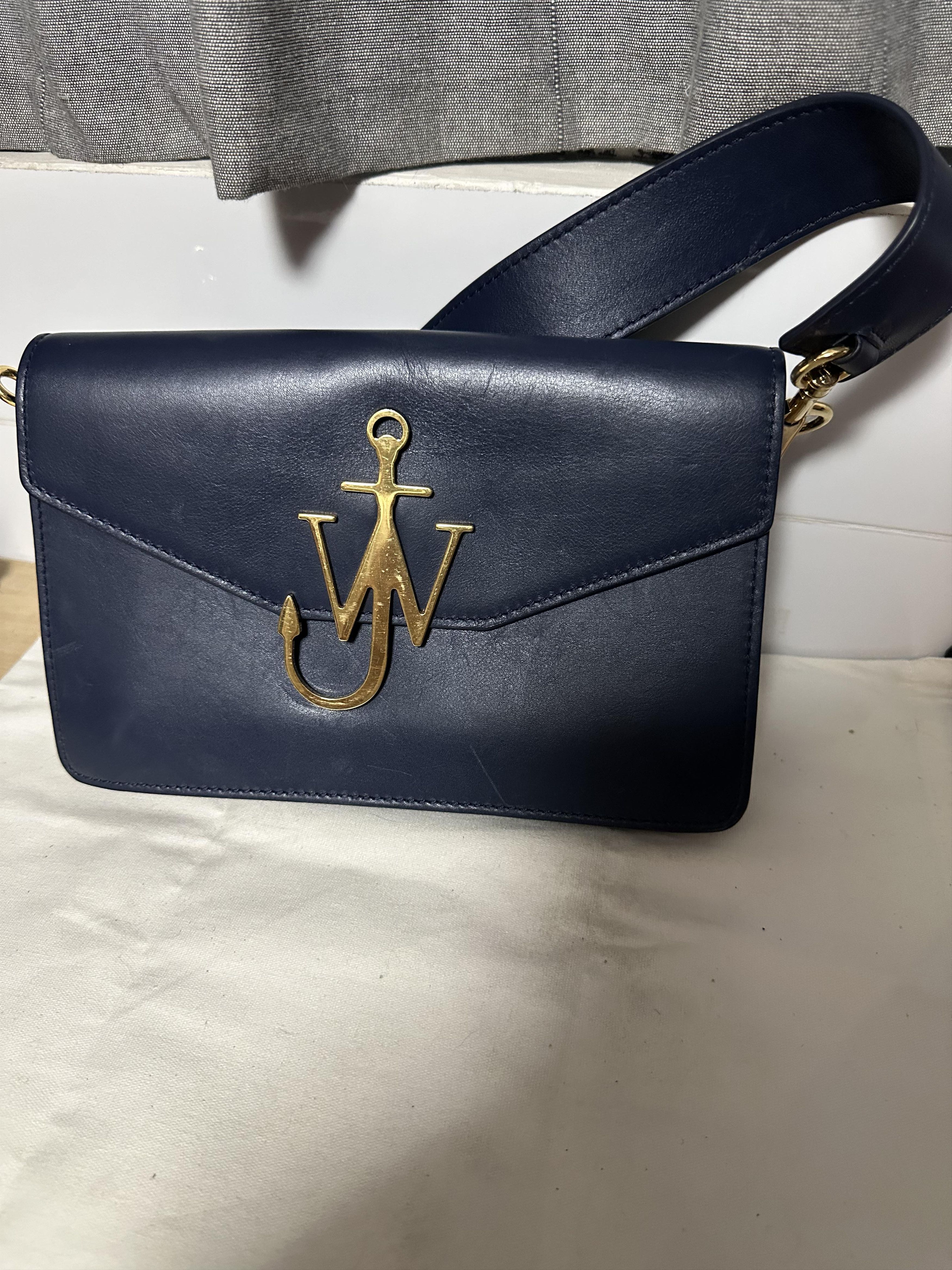 JW Anderson logo navy bag Size ONE SIZE - 1 Thumbnail