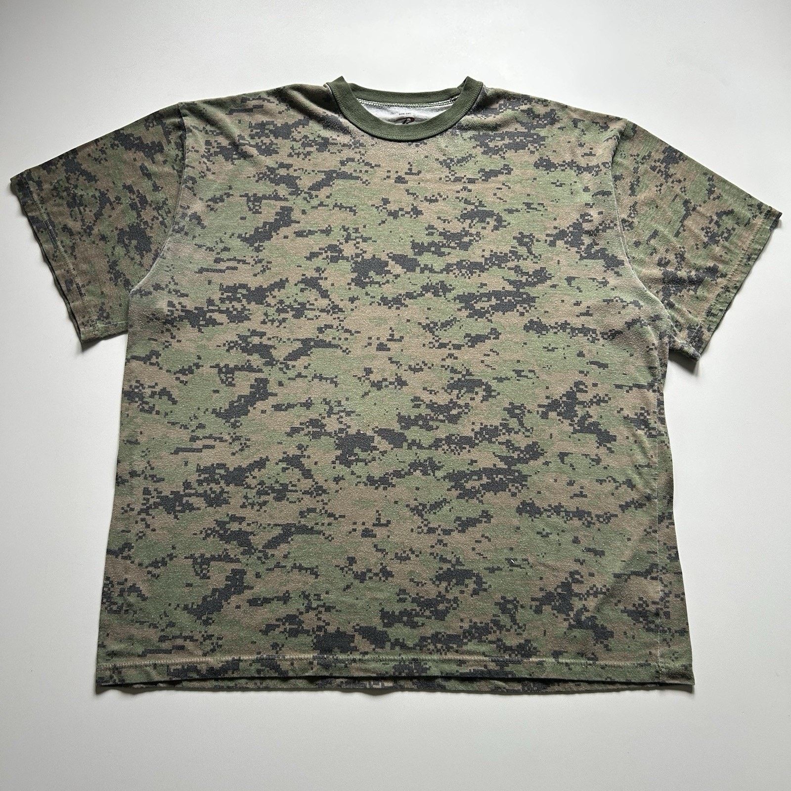 Rothco Vintage Y2K Rothco Woodland Digital Camouflage T-Shirt 3XL Size US XXL / EU 58 / 5 - 1 Thumbnail