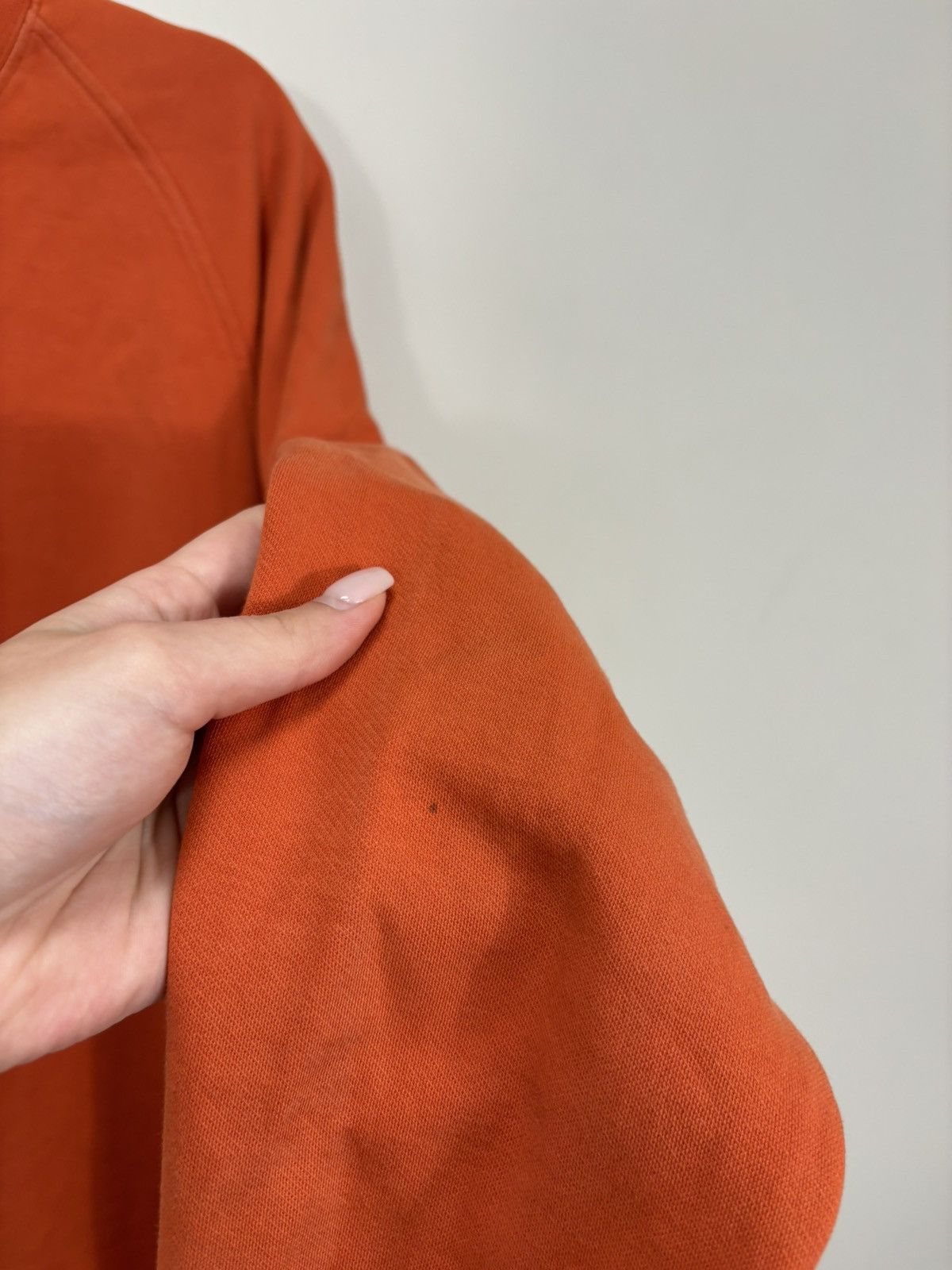 Norse Projects Norse Projects Men’s Vorm Summer Interlock Orange Sweatshirt Size US XL / EU 56 / 4 - 10 Thumbnail