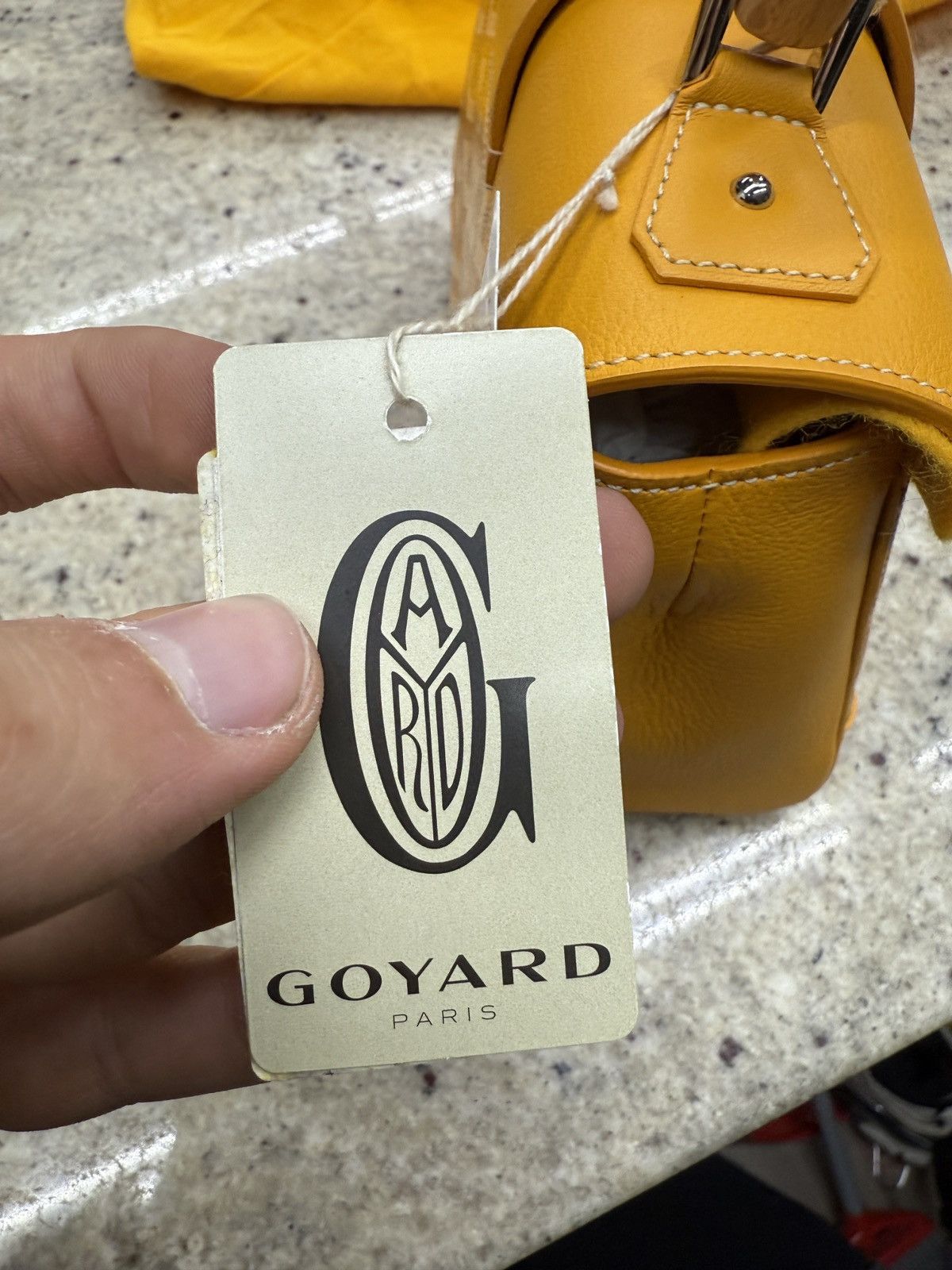 Goyard Goyard Yellow Mini Bag Size ONE SIZE - 9 Thumbnail