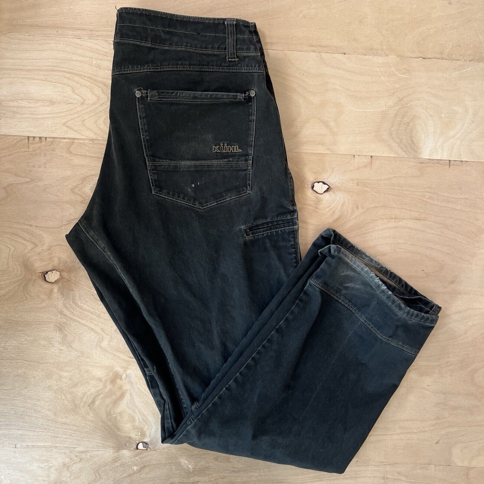 Kuhl Kuhl Rydr Pants 38 Black Hiking Outdoor Workwear Vintage Size US 38 / EU 54 - 2 Thumbnail