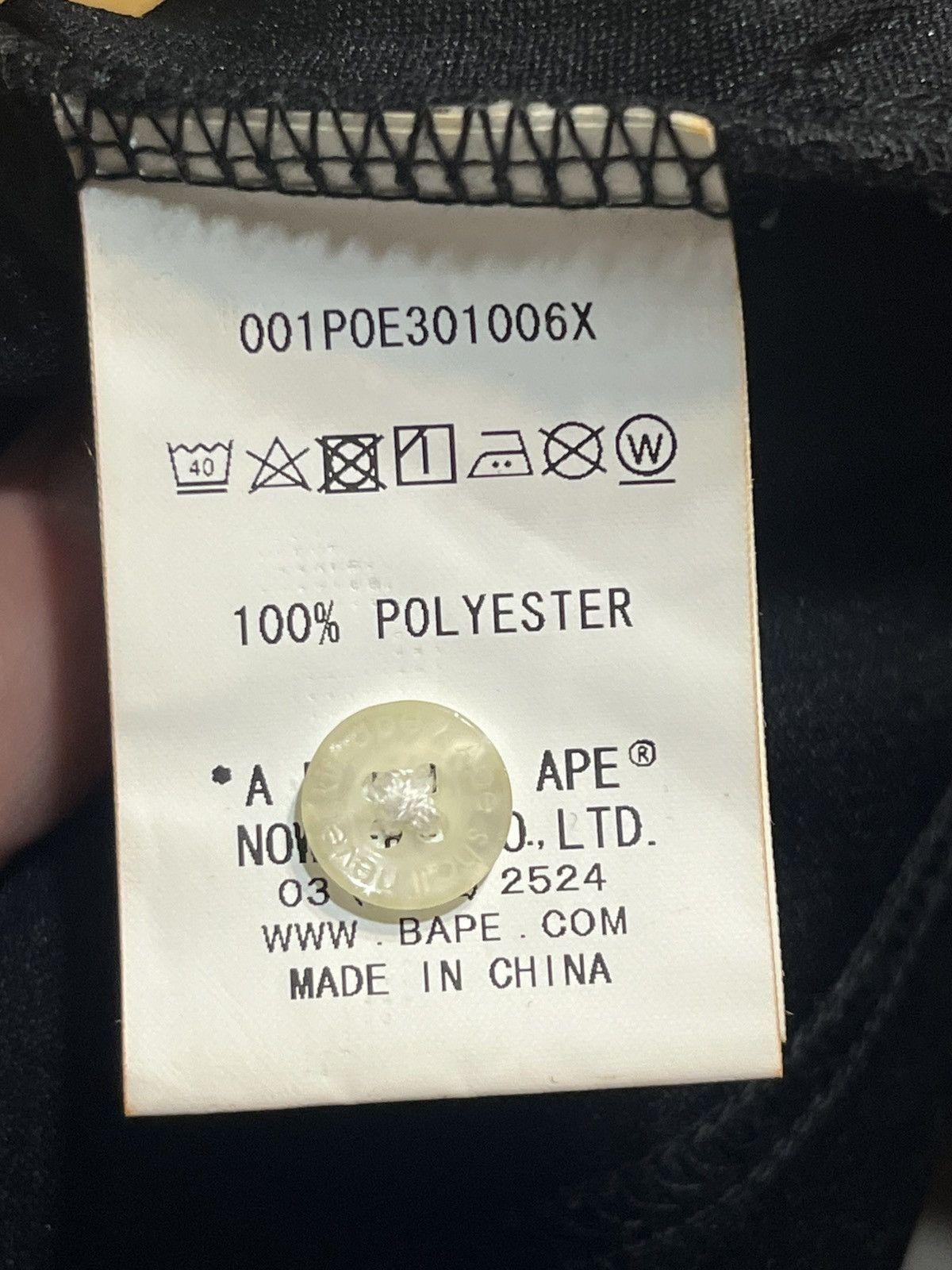 Bape Bape Shark WGM Polo in Black Size US L / EU 52-54 / 3 - 10 Thumbnail