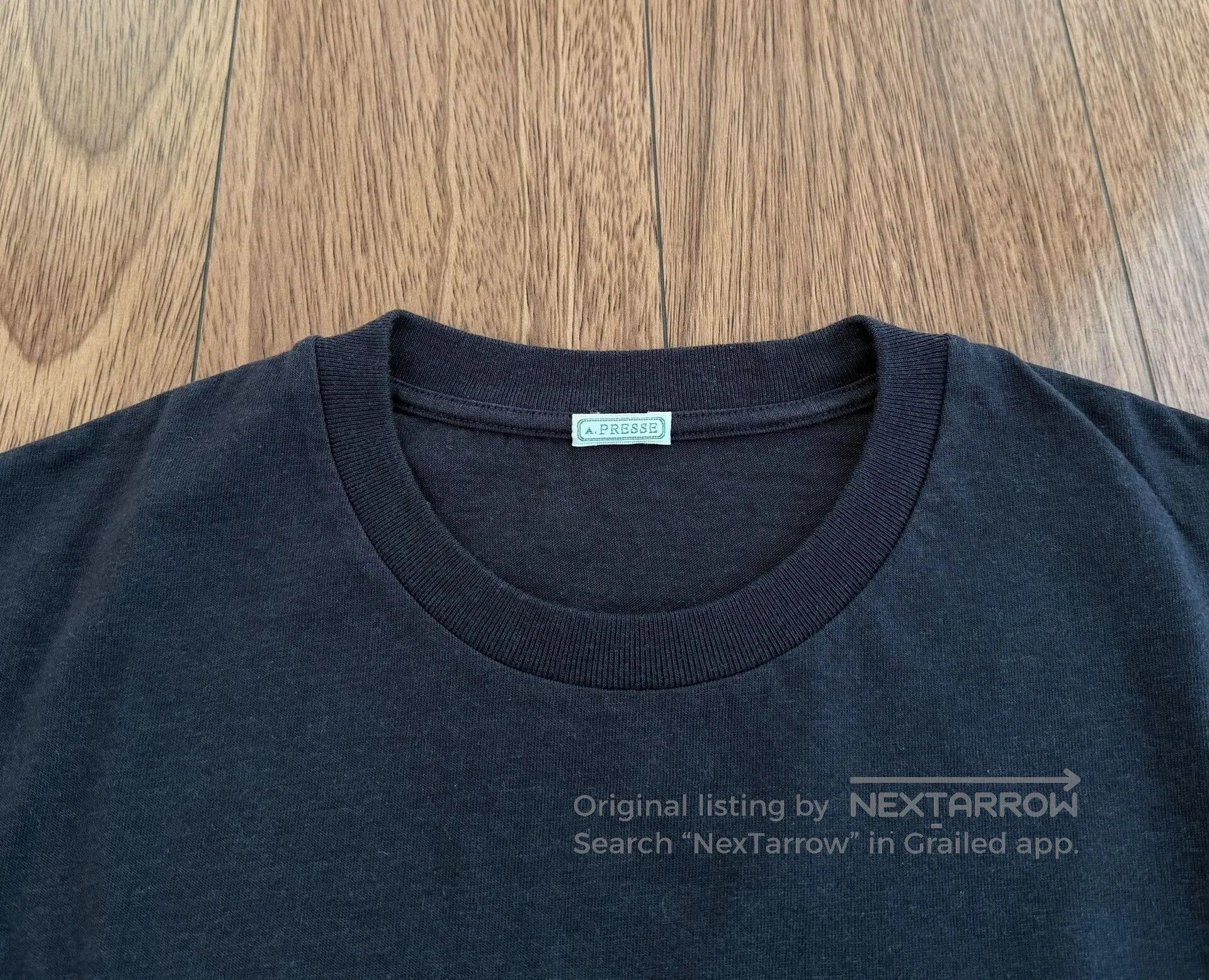 A.PRESSE Cashmere Blend Short Sleeve Tee Shirt. Size US M / EU 48-50 / 2 - 3 Thumbnail