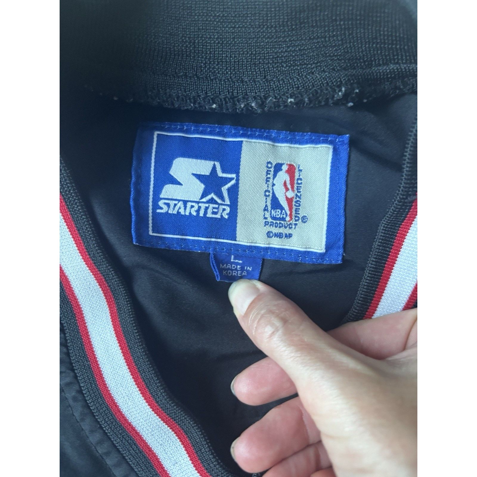 Starter Miami Heat Starter Windbreaker Pull Over Large 90’s Vintage Size US L / EU 52-54 / 3 - 8 Thumbnail