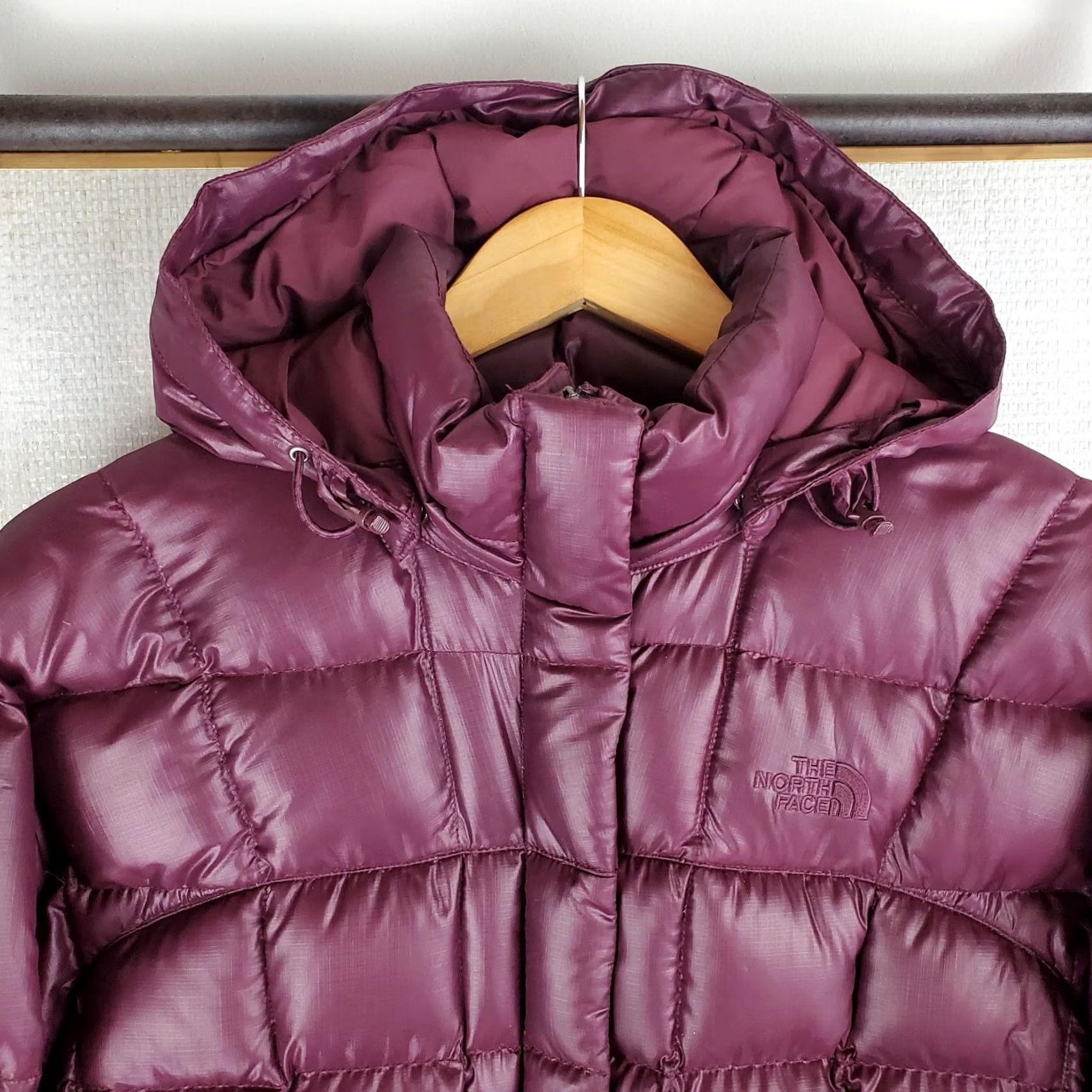 The North Face VINTAGE The North Face Jacket Womens S Purple VTG Size Goose Down Hooded Coat Size S / US 4 / IT 40 - 3 Thumbnail