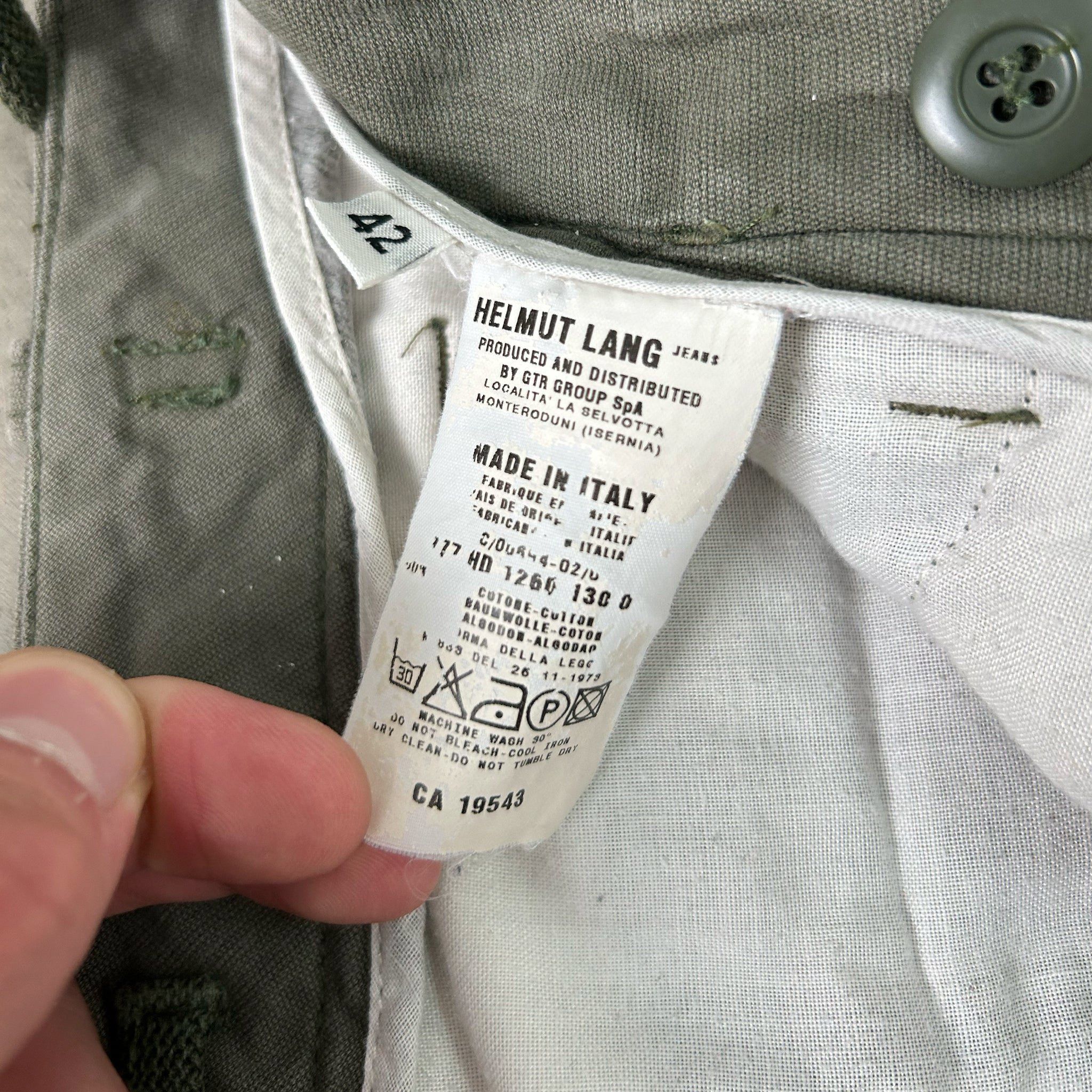 Kapital Helmut Lang Khaki Biker Pants Size US 28 / EU 44 - 7 Thumbnail